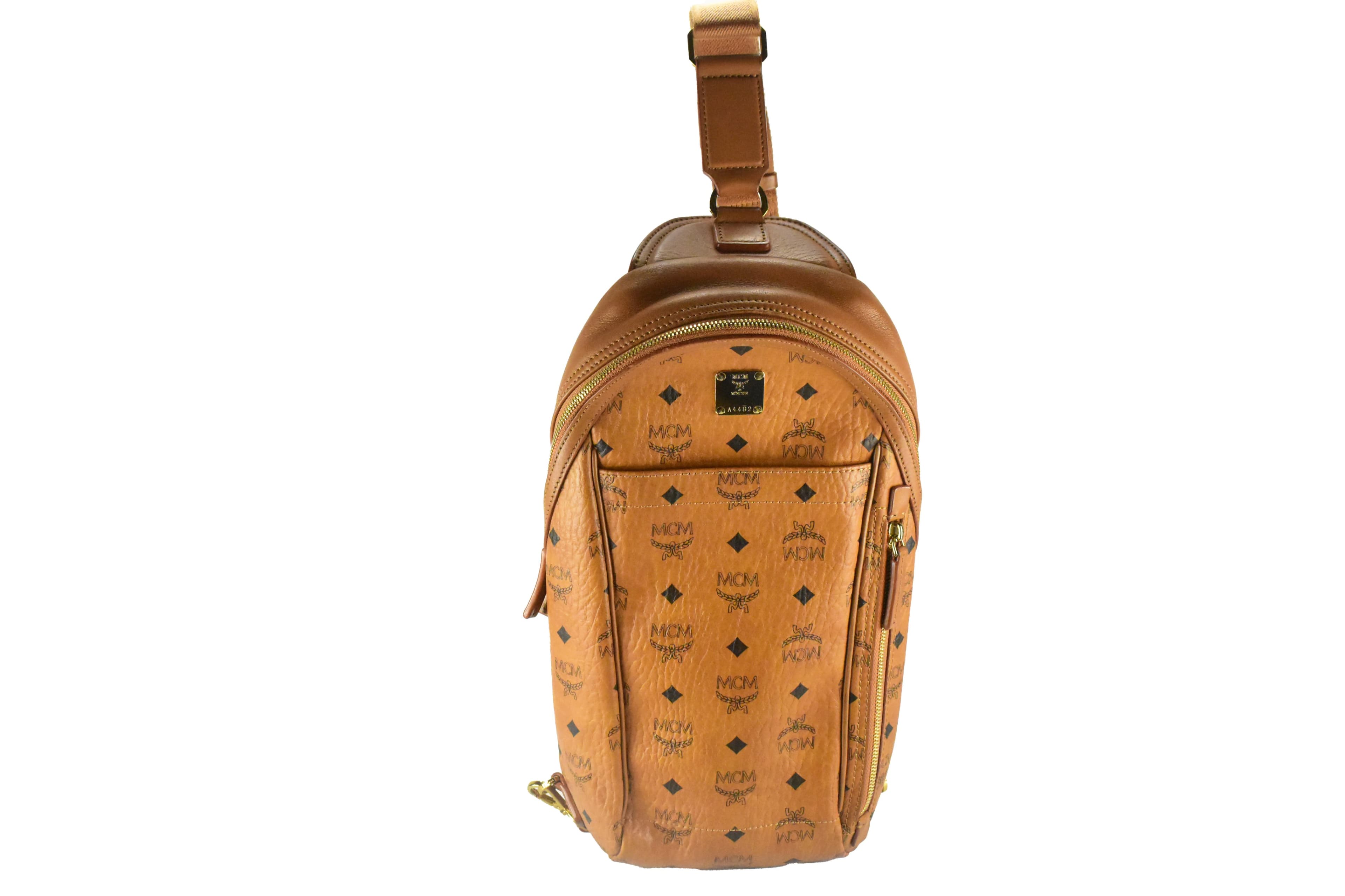 MCM GÜRTELTASCHE UNISEX vintmarket-de UMHÄNGETASCHE COGNAC 4315