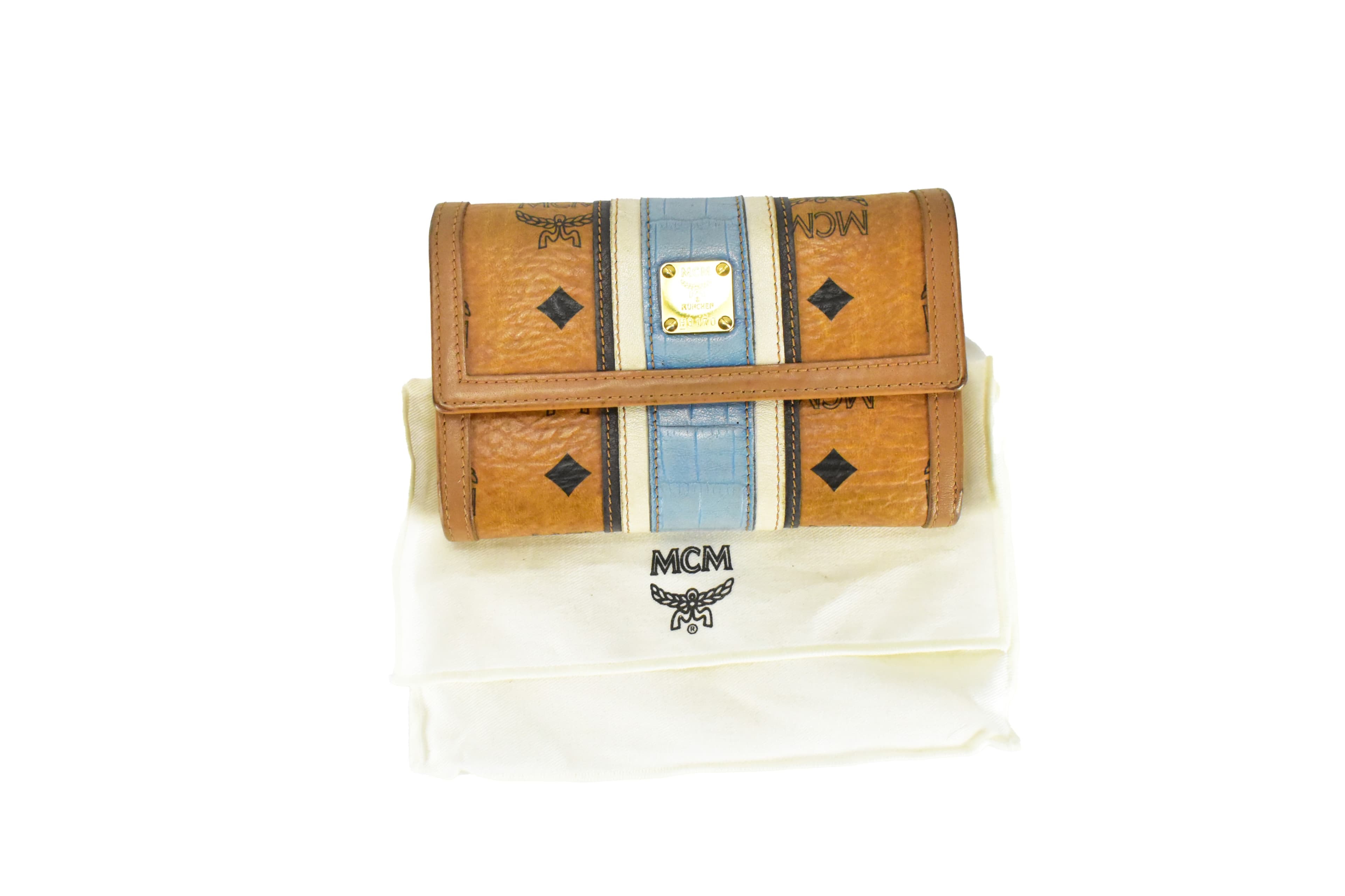 ✅MCM GELDBEUTEL vintmarket.de PORTMONEE GELDBÖRSE COGNAC 4331