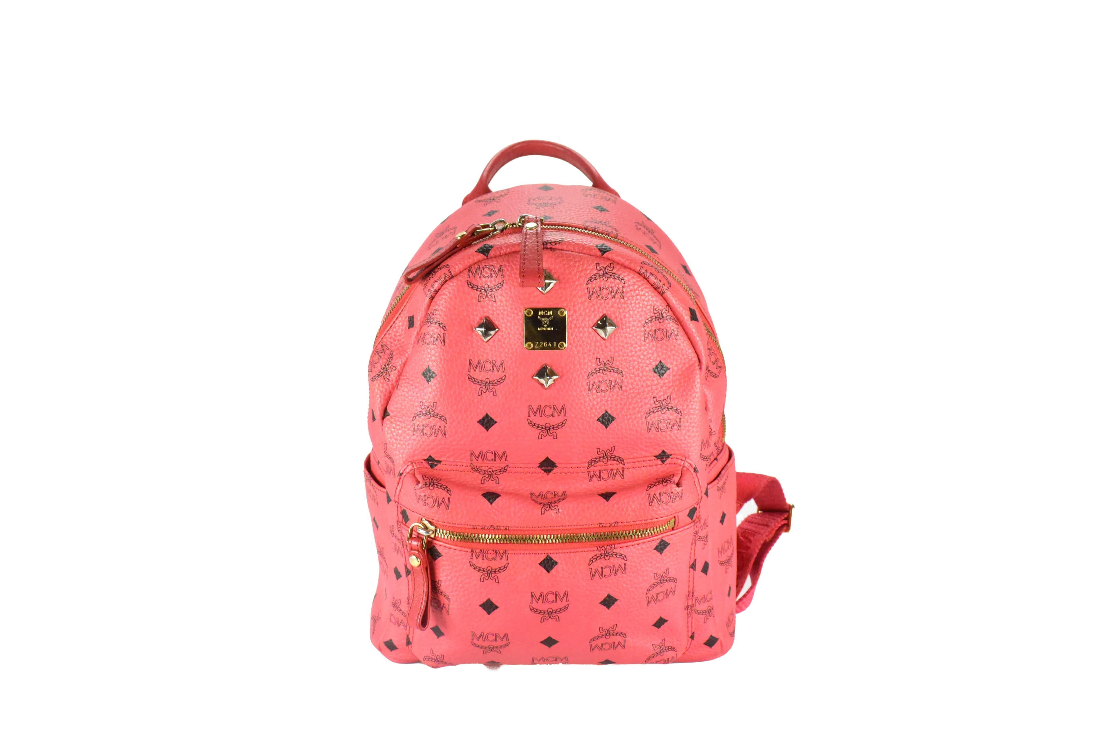 ✅MCM DAMEN RUCKSACK KLEIN vintmarket.de TASCHE PINK 4327