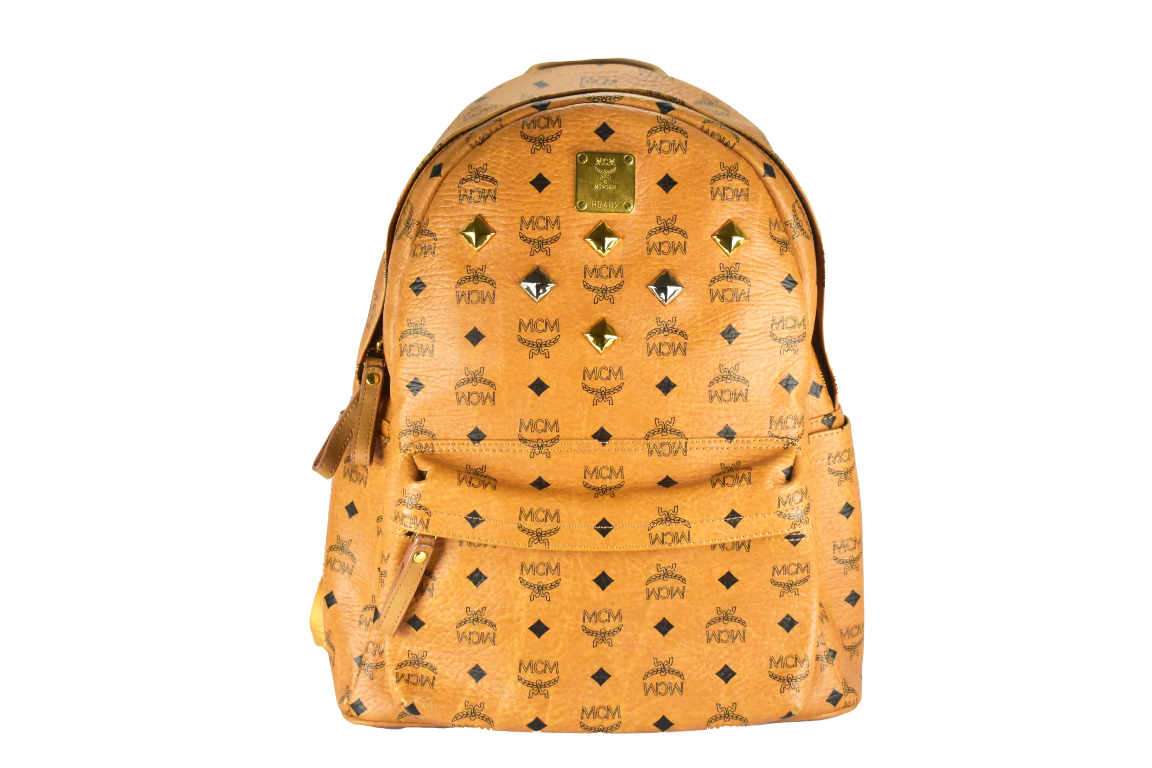 MCM RUCKSACK vintmarket.de HERREN DAMEN COGNAC 4332
