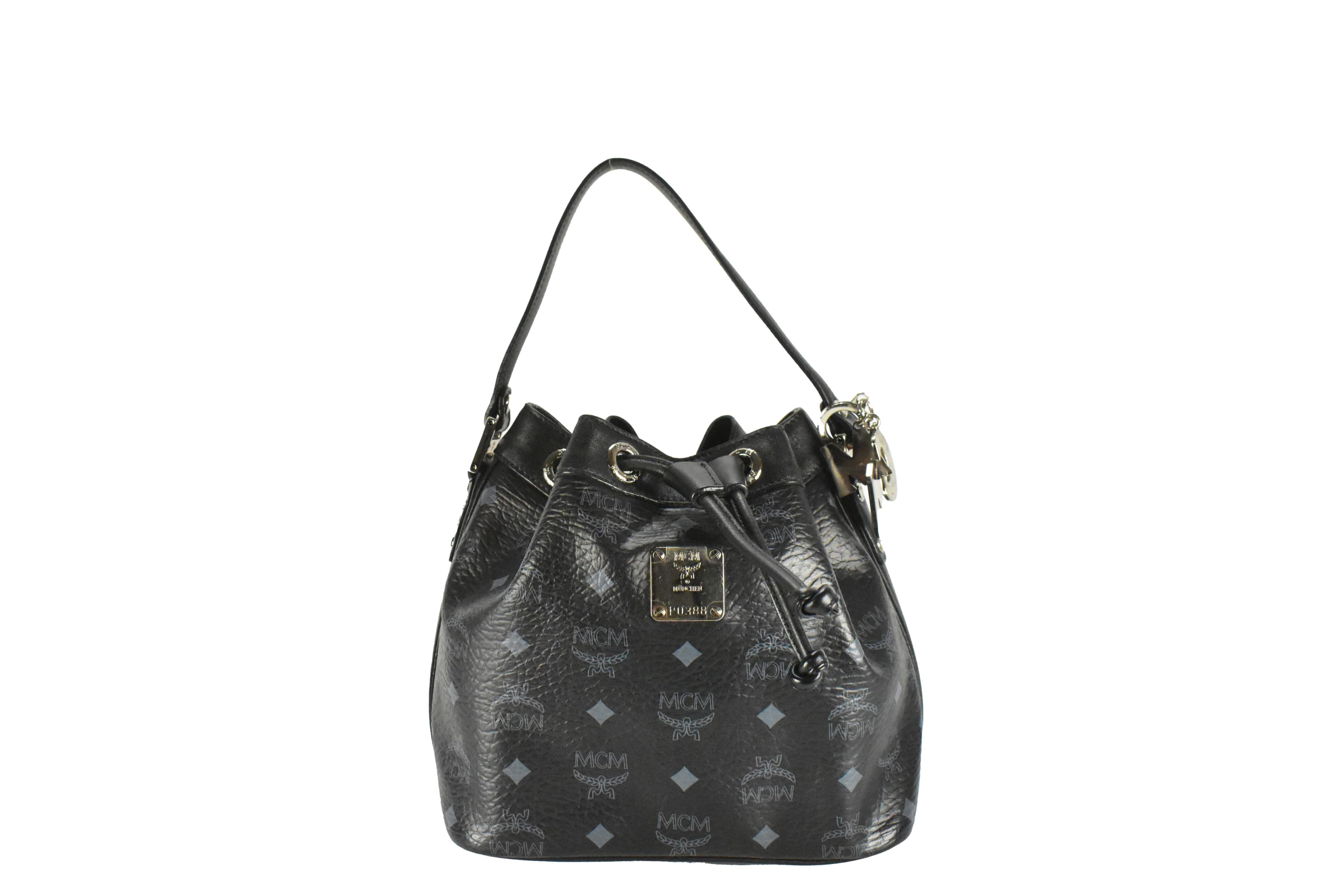 MCM BEUTELTASCHE vintmarket.de HANDTASCHE TASCHE SCHWARZ 4387