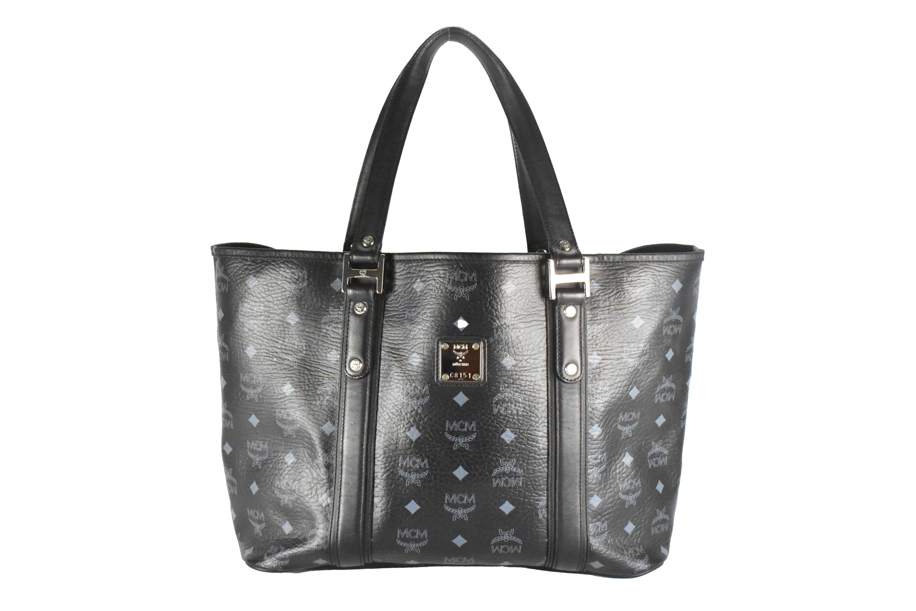 ✅MCM TASCHE vintmarket.de MEDIUM SHOPPER SCHWARZ 4402