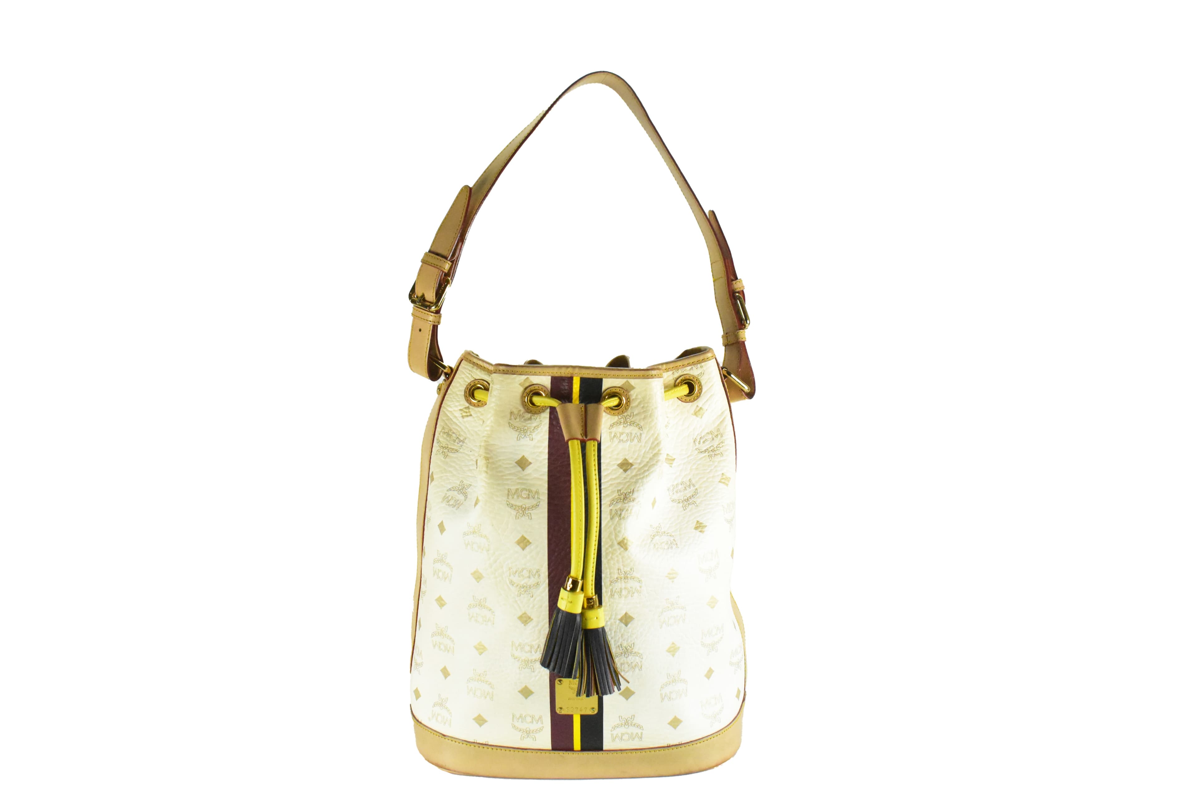 MCM BEUTELTASCHE MEDIUM vintmarket-de CROSSBODY WEIß 4420