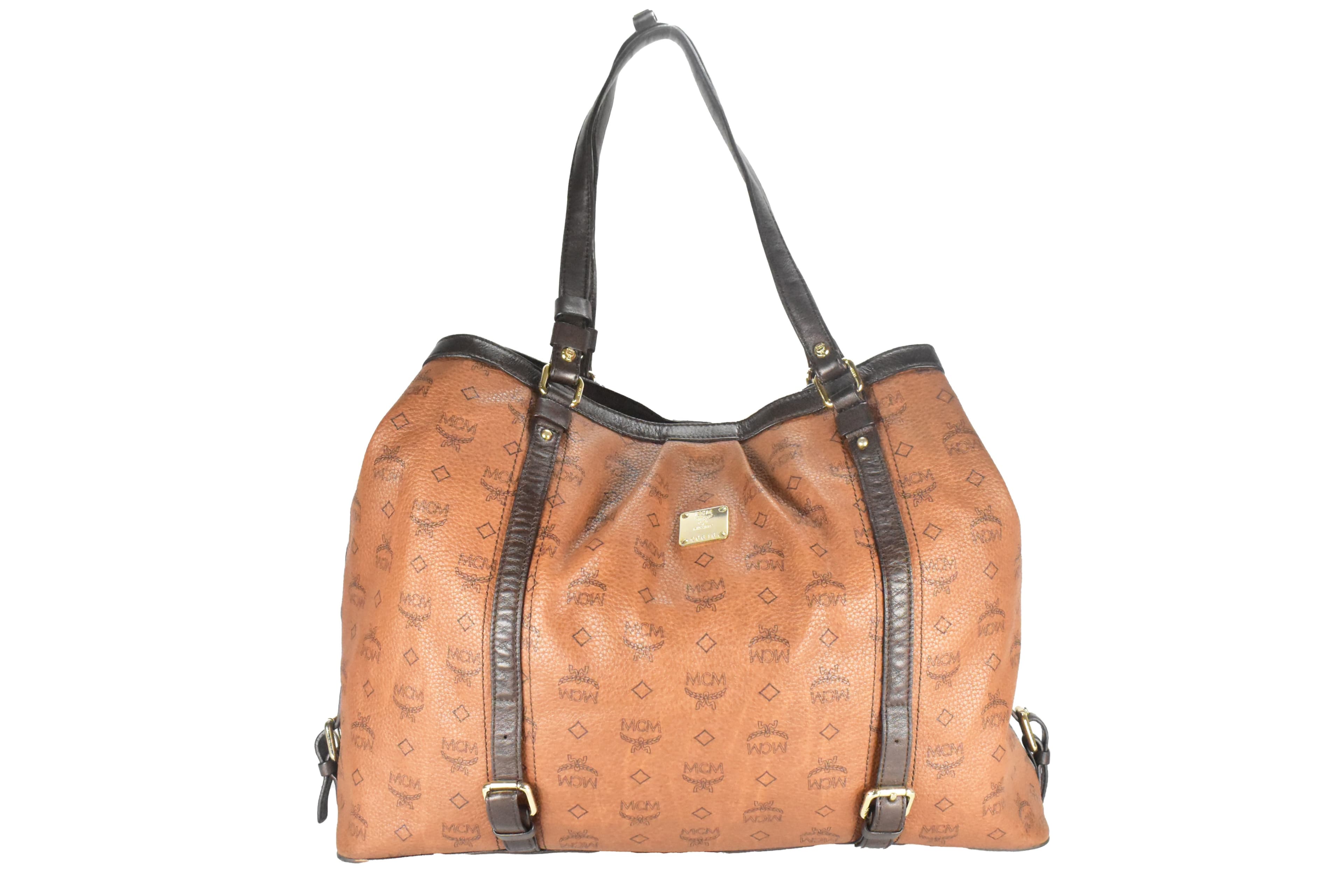 MCM XXL SHOPPER vintmarket.de REISETASCHE BRAUN 4479