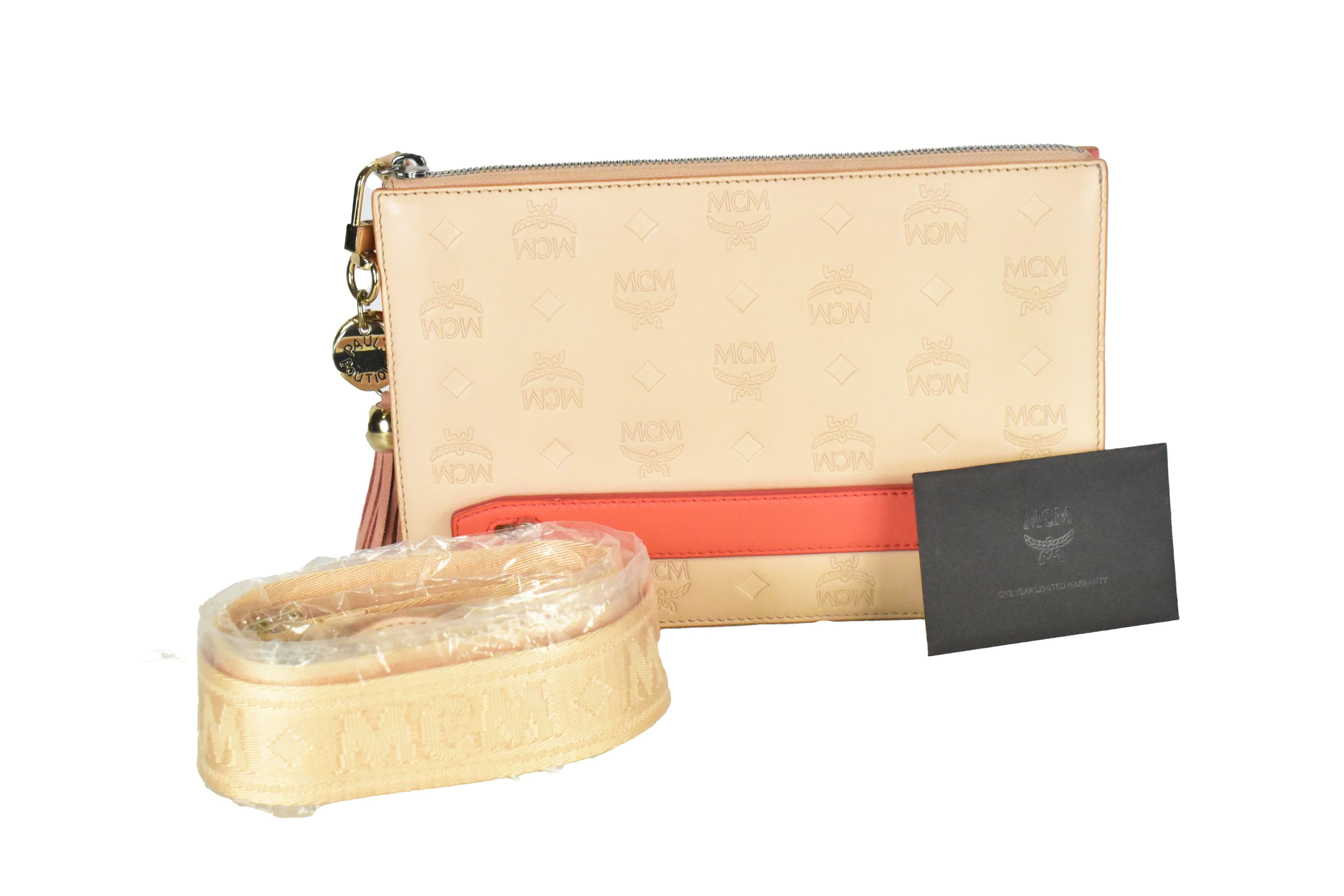 MCM SCHULTERTASCHE vintmarket.de Modell: Millie APRICOT 4494