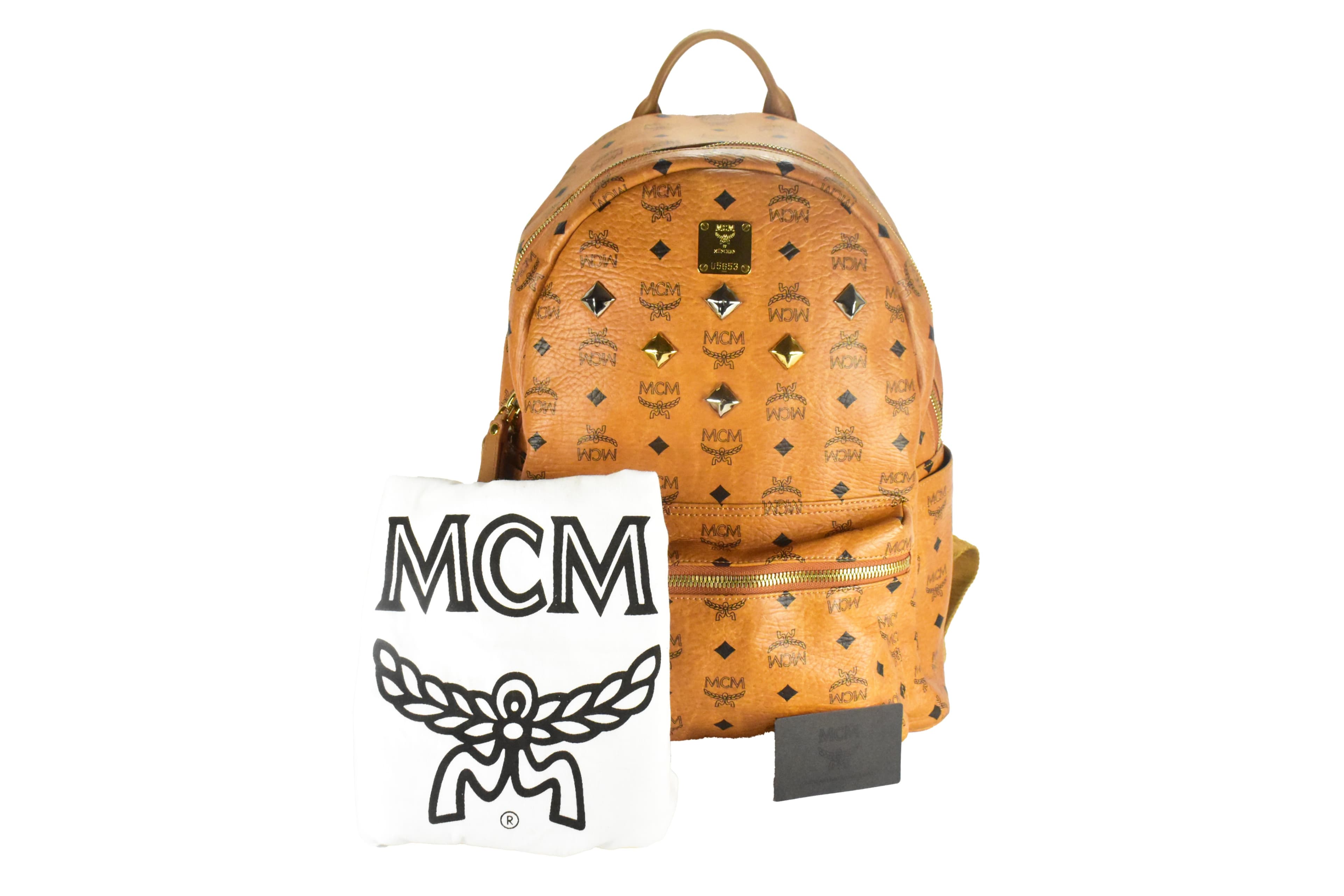 MCM RUCKSACK vintmarket.de HERREN DAMEN COGNAC 4507