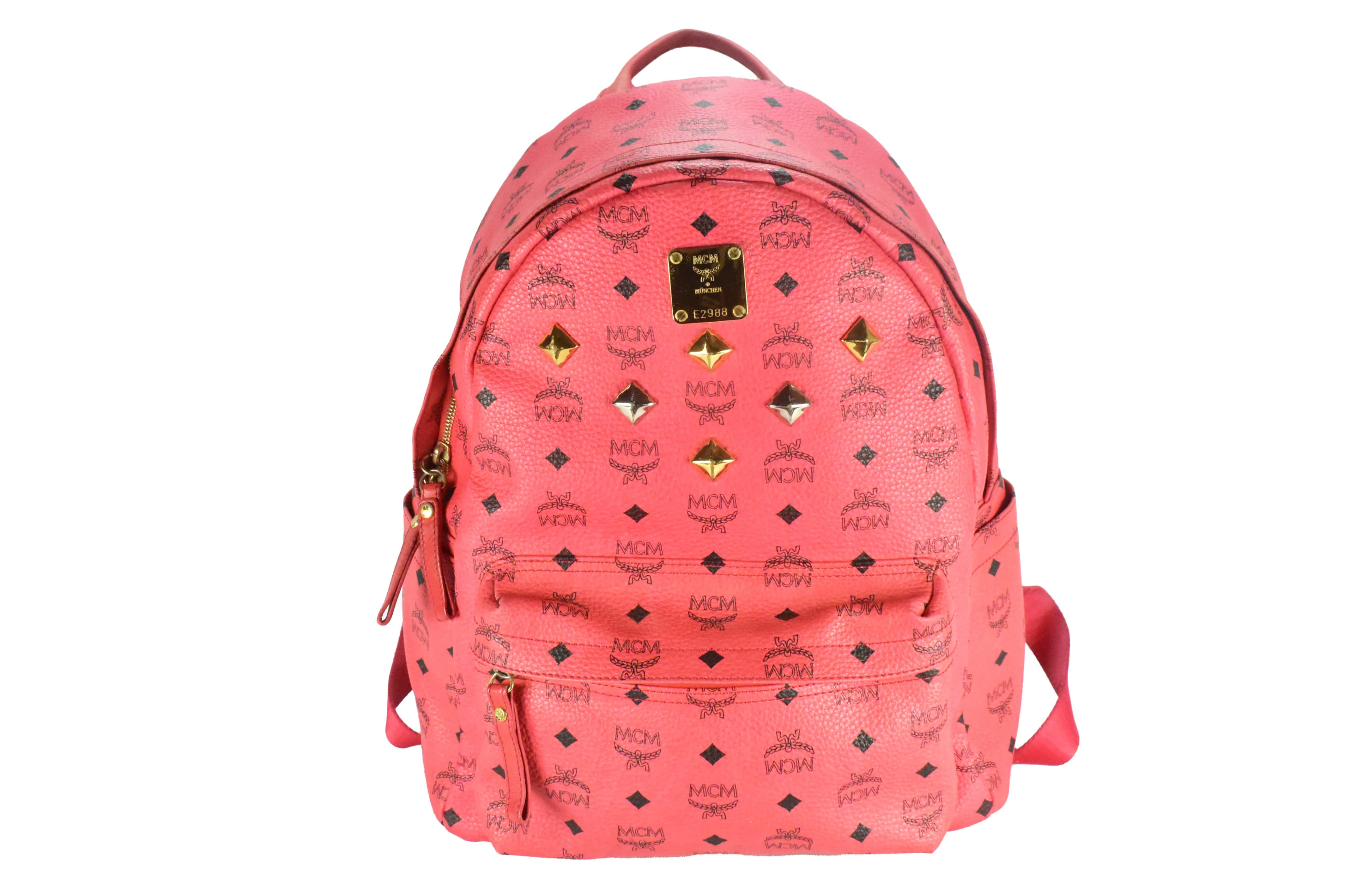 MCM RUCKSACK vintmarket.de HERREN DAMEN PINK 4509