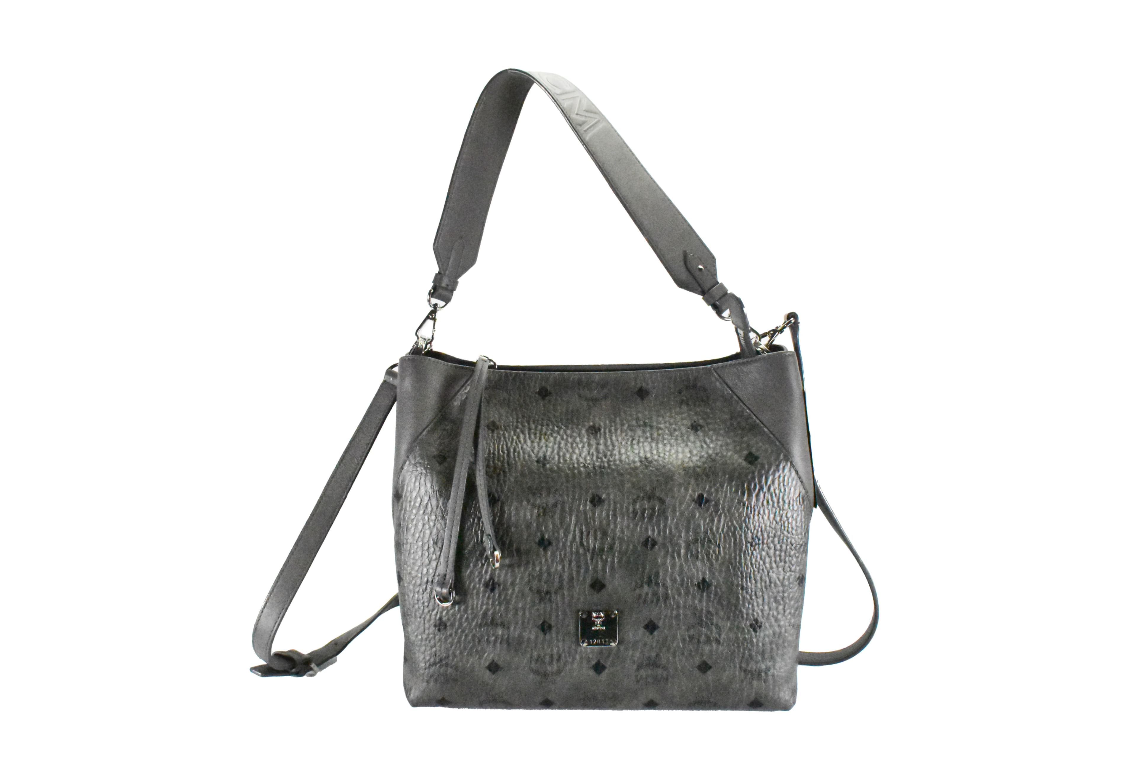 MCM KLARA SCHULTERTASCHE vintmarket.de TASCHE ANTHRAZIT 3953