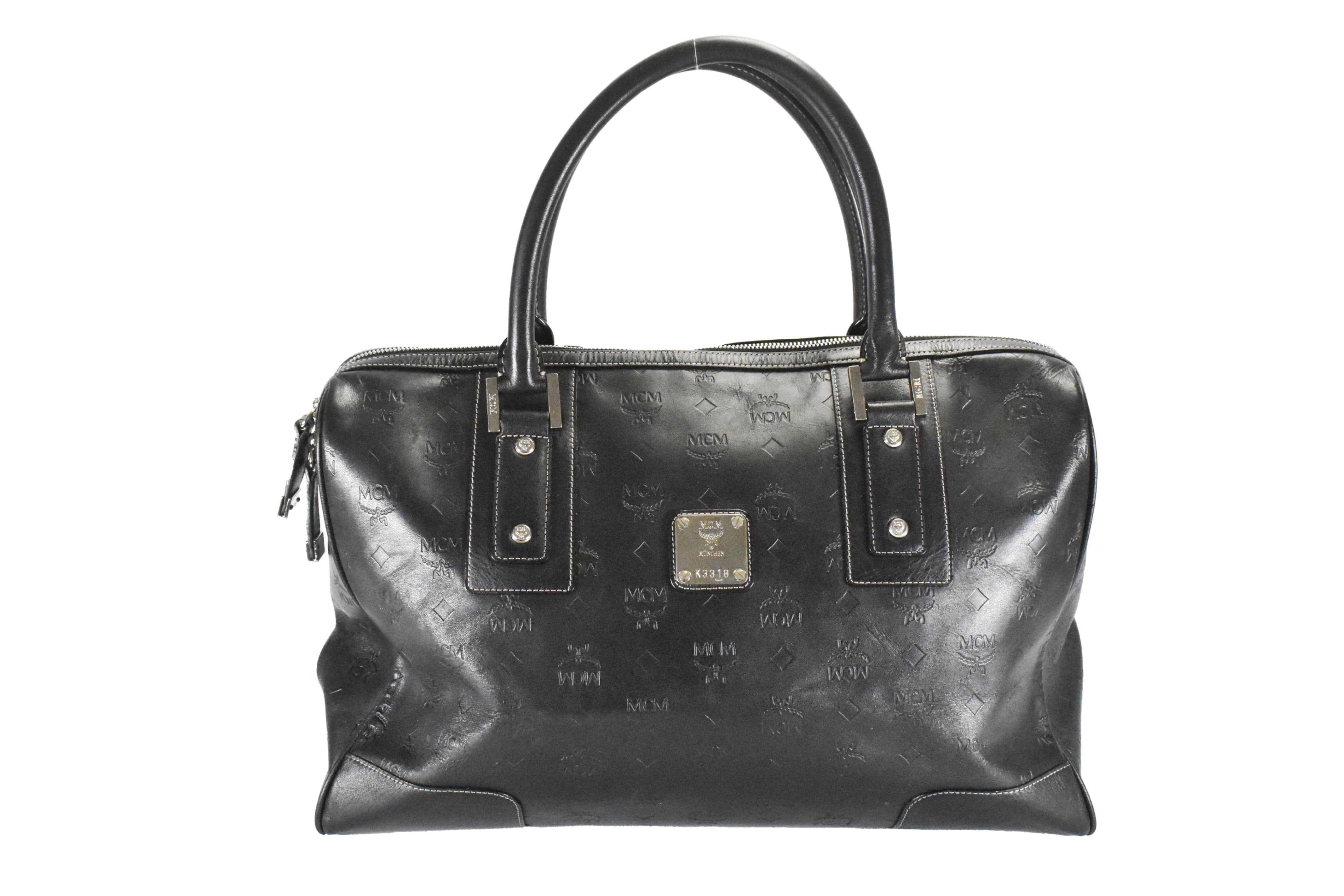 MCM TASCHE SPORTTASCHE vintmarket.de BOWLING SCHWARZ 4565