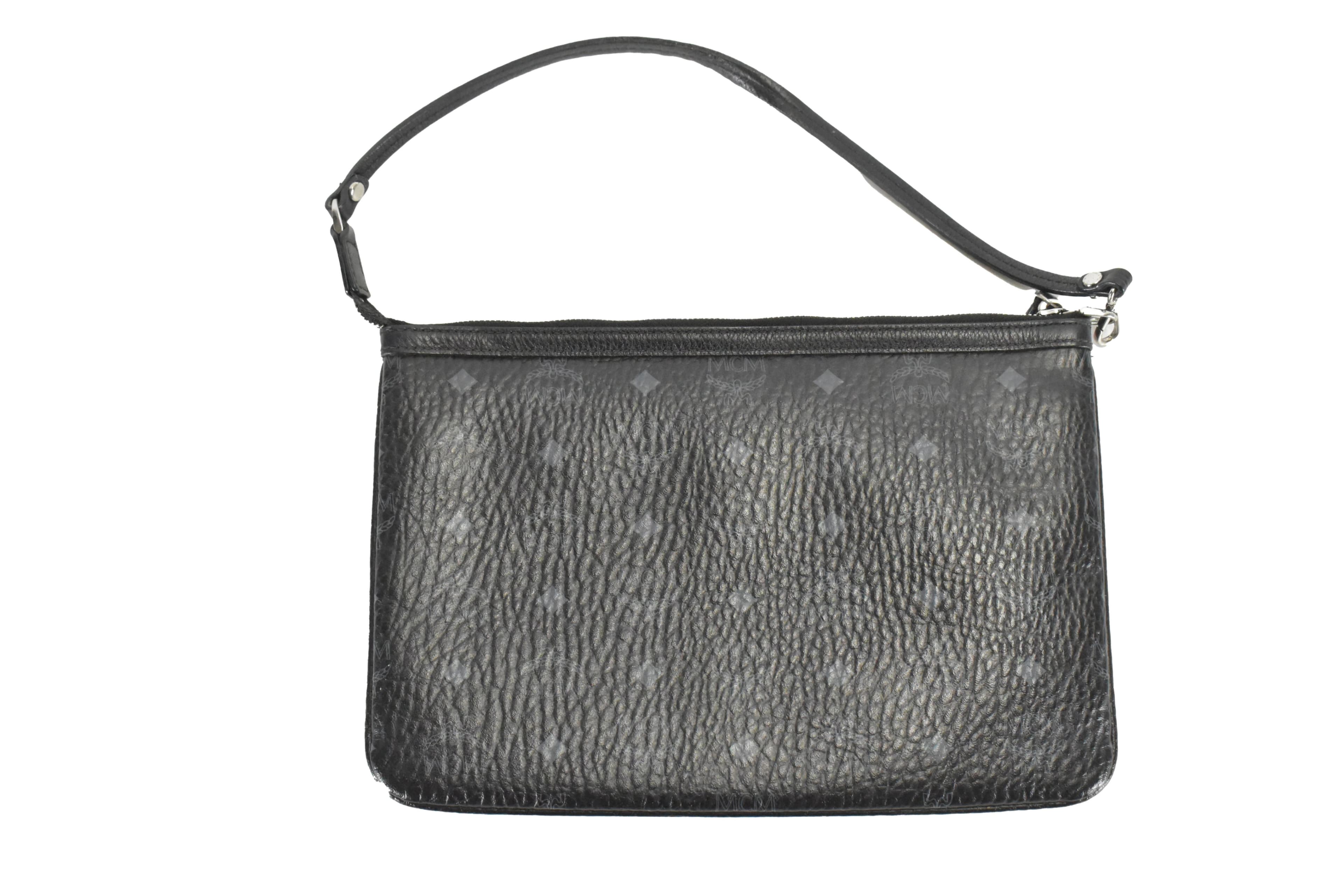 MCM TASCHE POCHETTE vintmarket.de SCHULTERTASCHE LIZ SCHWARZ 4578