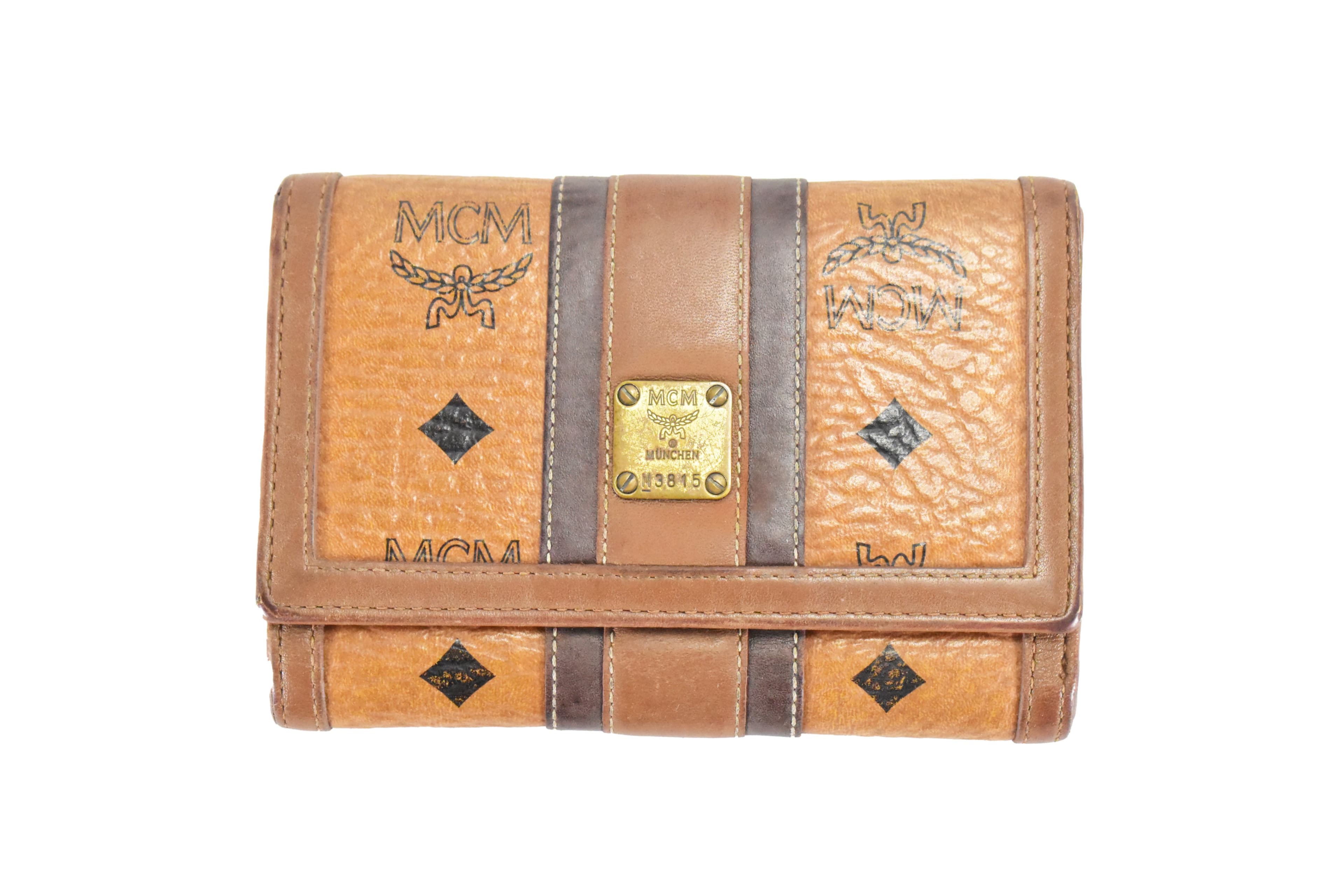 MCM vintmarket.de GELDBEUTEL GELDBÖRSE COGNAC 4582