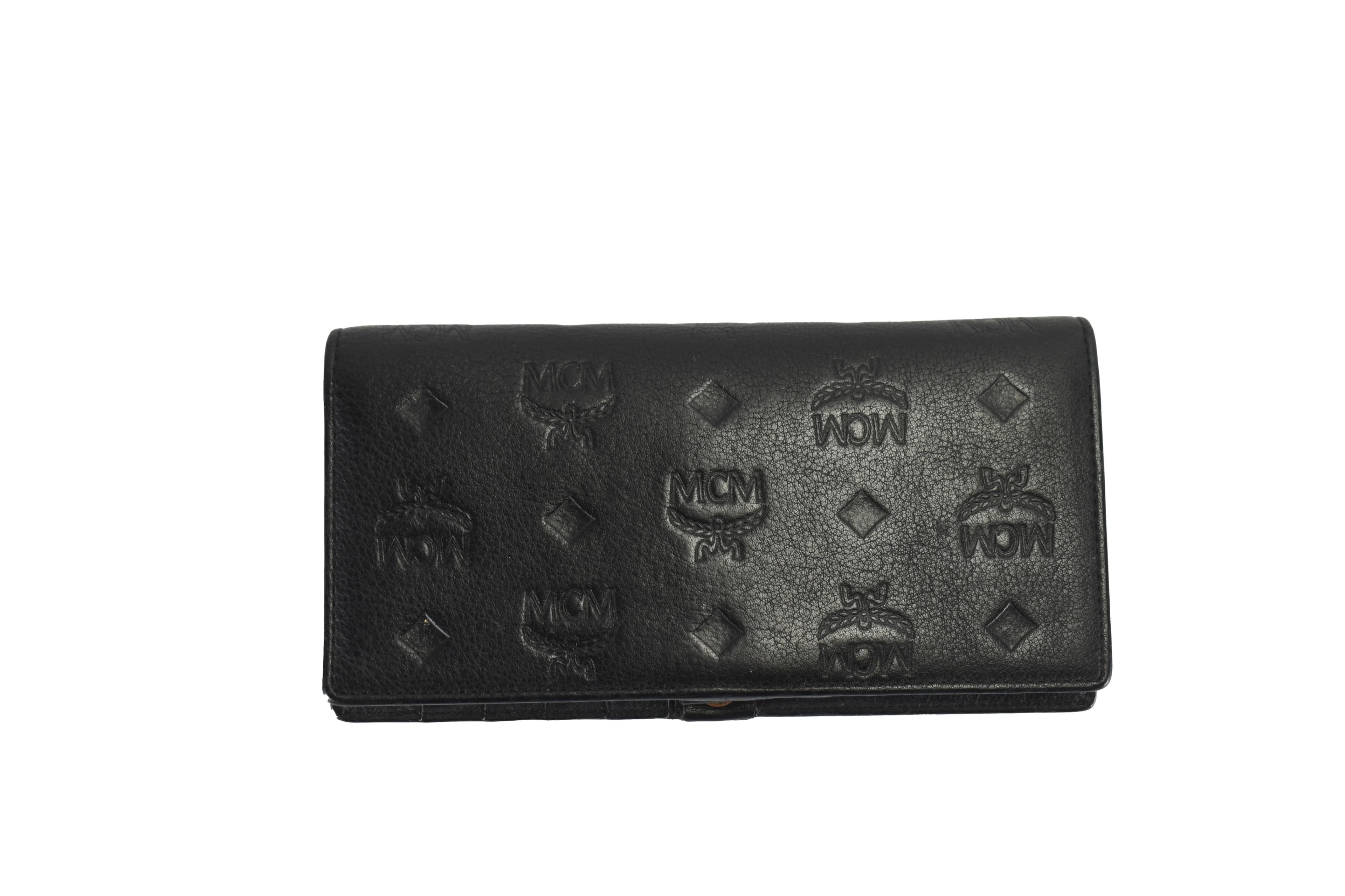 MCM vintmarket.de GELDBEUTEL GELDBÖRSE SCHWARZ 4586