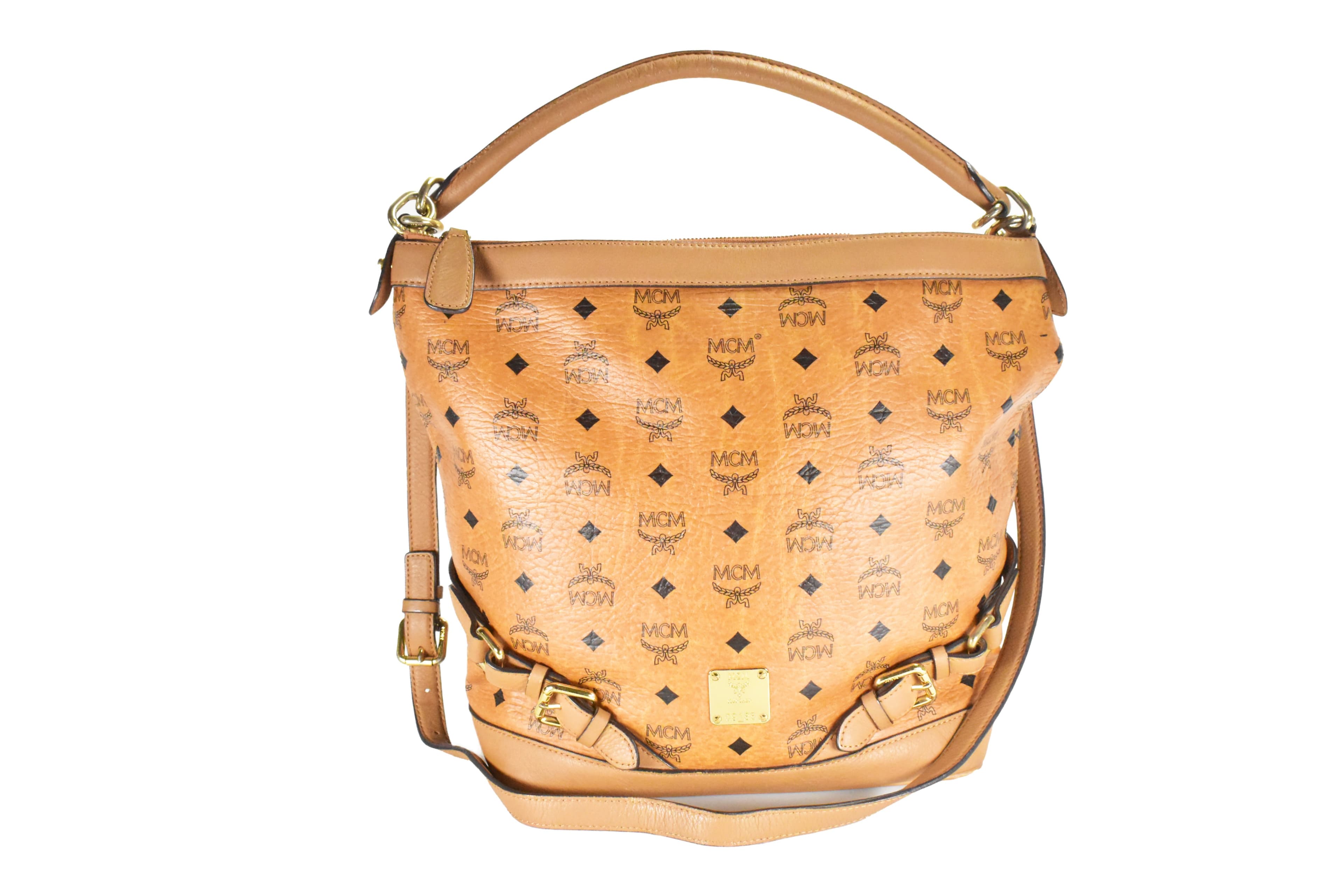 MCM SCHULTERTASCHE vintmarket-de TASCHE CROSSBODY COGNAC 4619