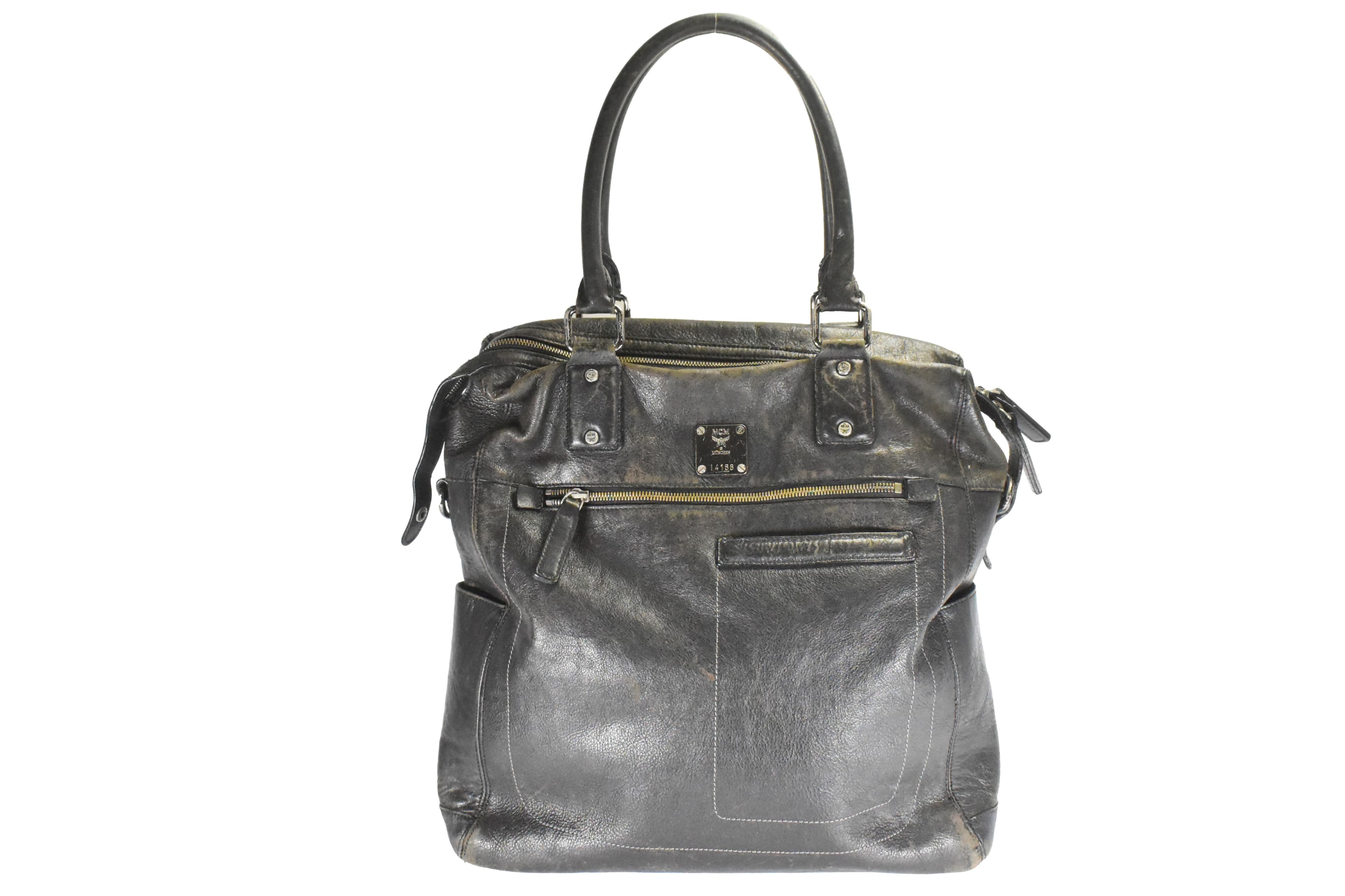 ✅MCM SCHULTERTASCHE vintmarket-de TASCHE SCHWARZ 4621