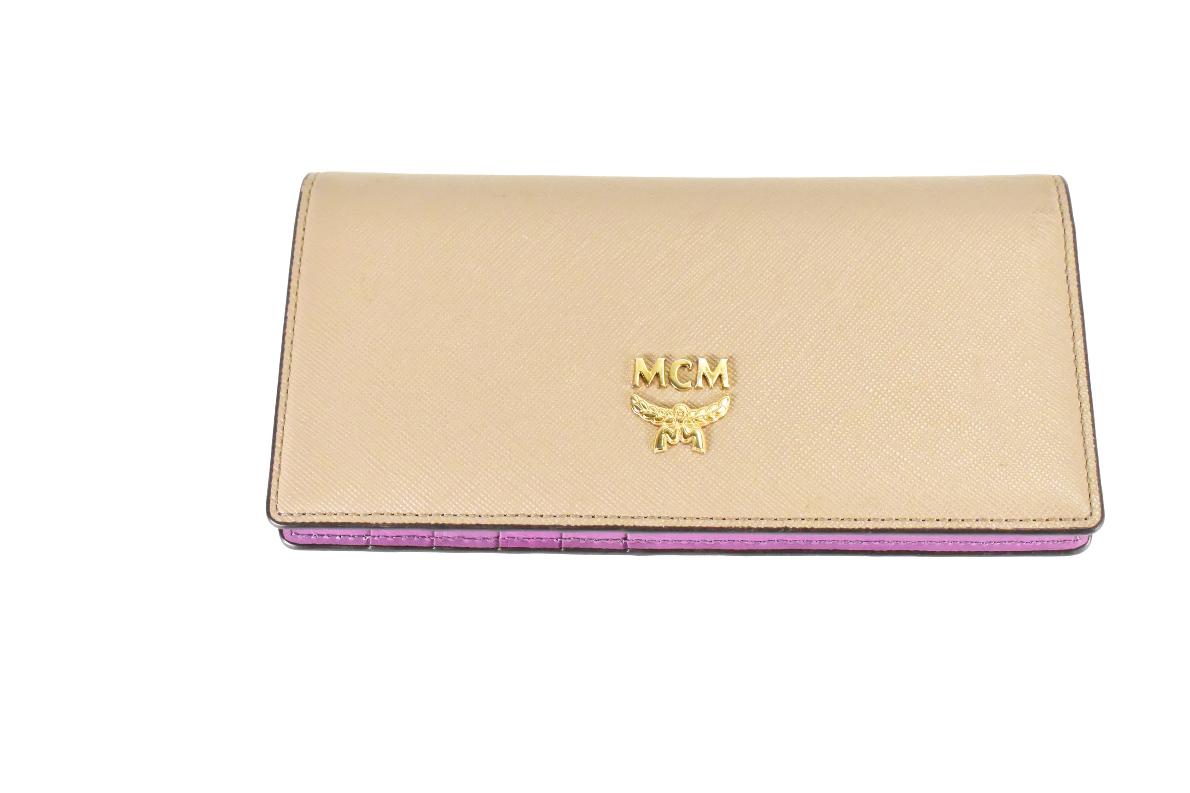 MCM GELDBEUTEL vintmarket.de PORTMONEE GELDBÖRSE TAUPE 4653