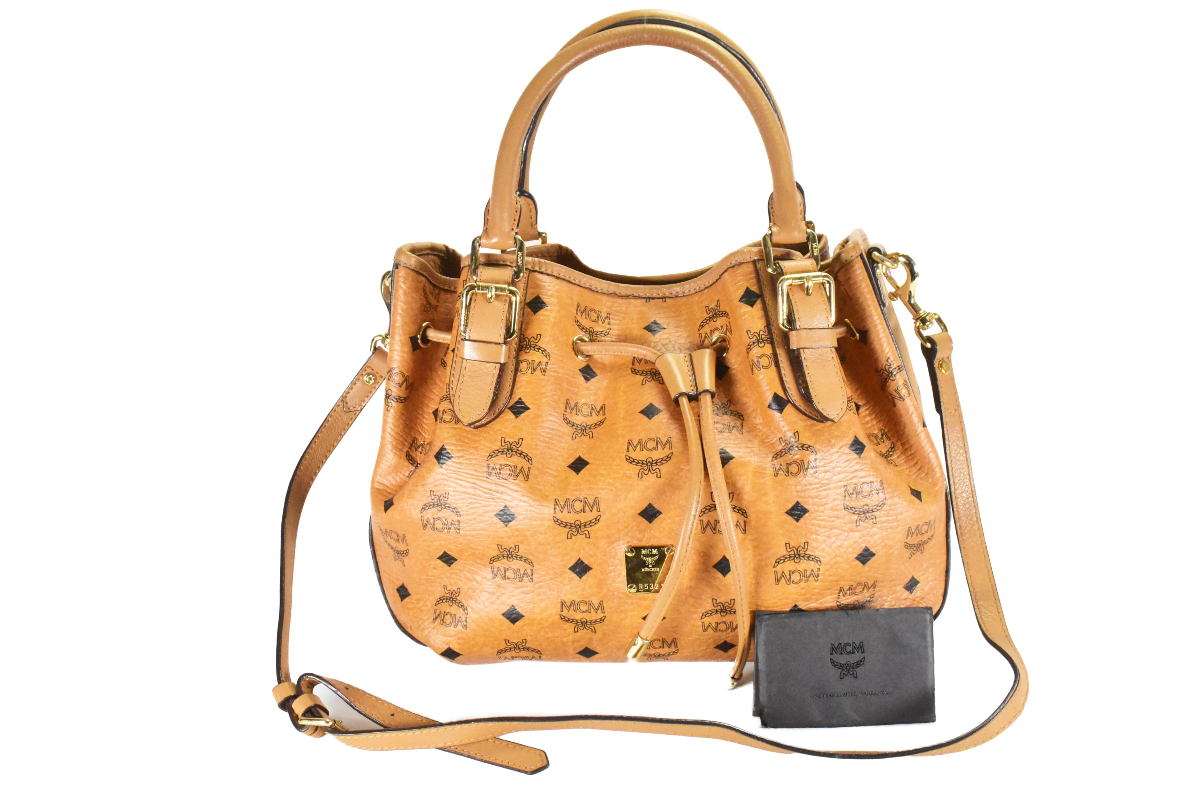 ✅MCM TASCHE vintmarket.de CROSSBODY TASCHE KLEIN COGNAC 4676
