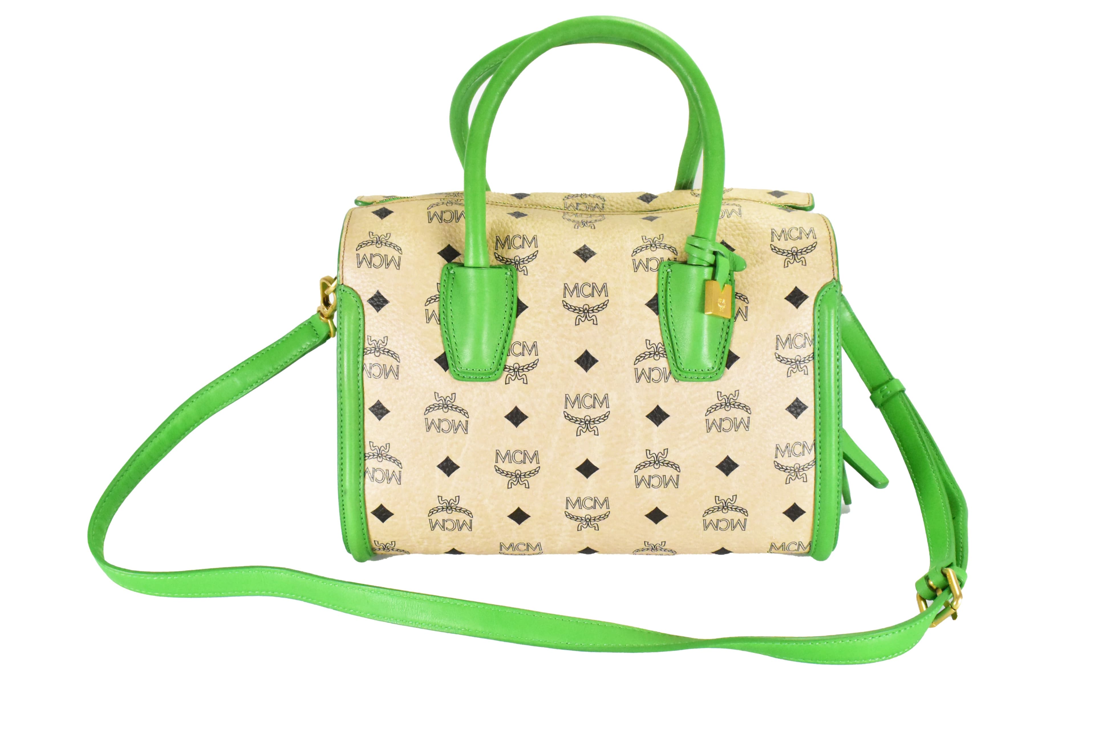✅MCM UMHÄNGETASCHE vintmarket.de TASCHE CROSSBODY BEIGE 4691