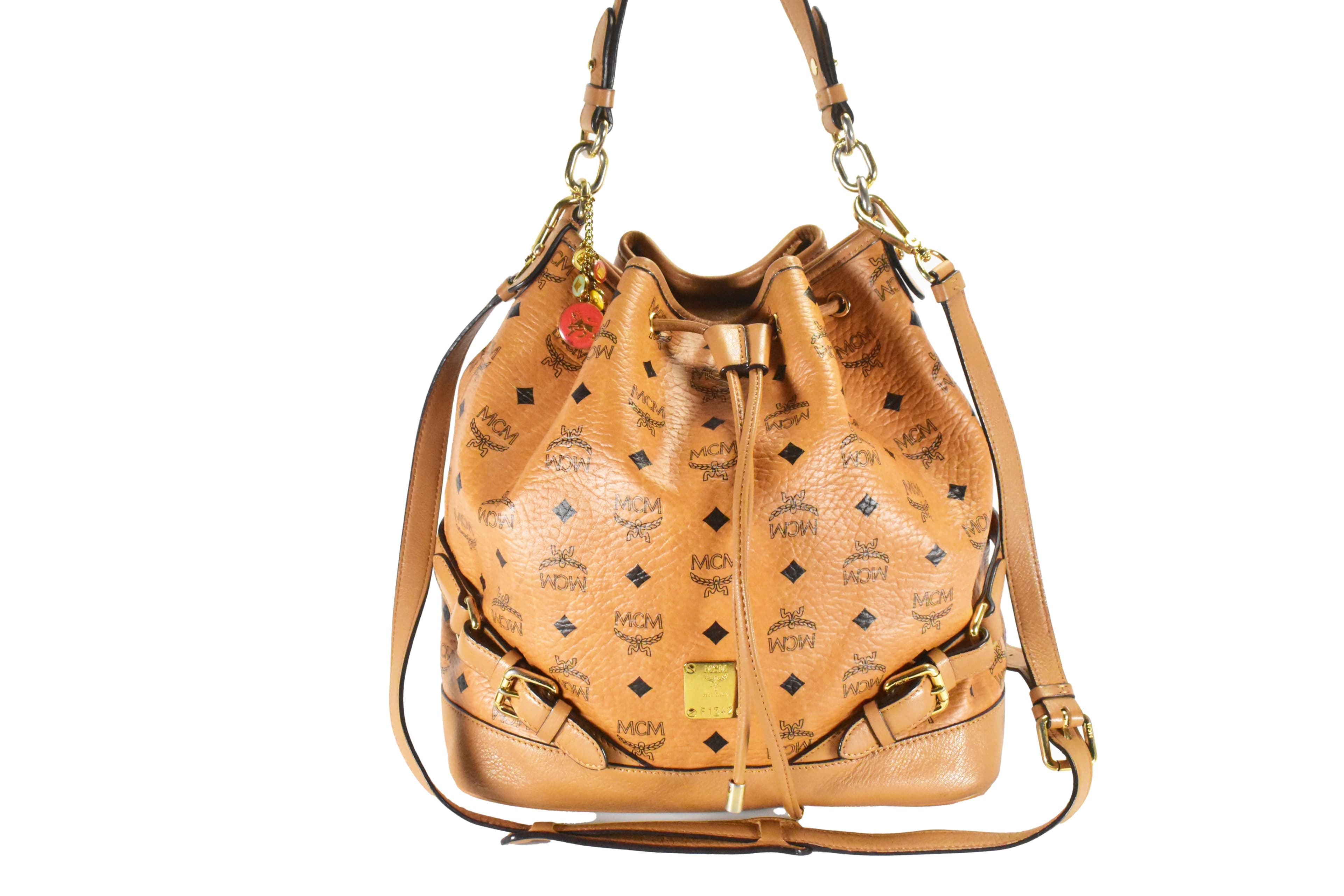 MCM SCHULTERTASCHE vintmarket-de TASCHE BEUTELTASCHE COGNAC 4715