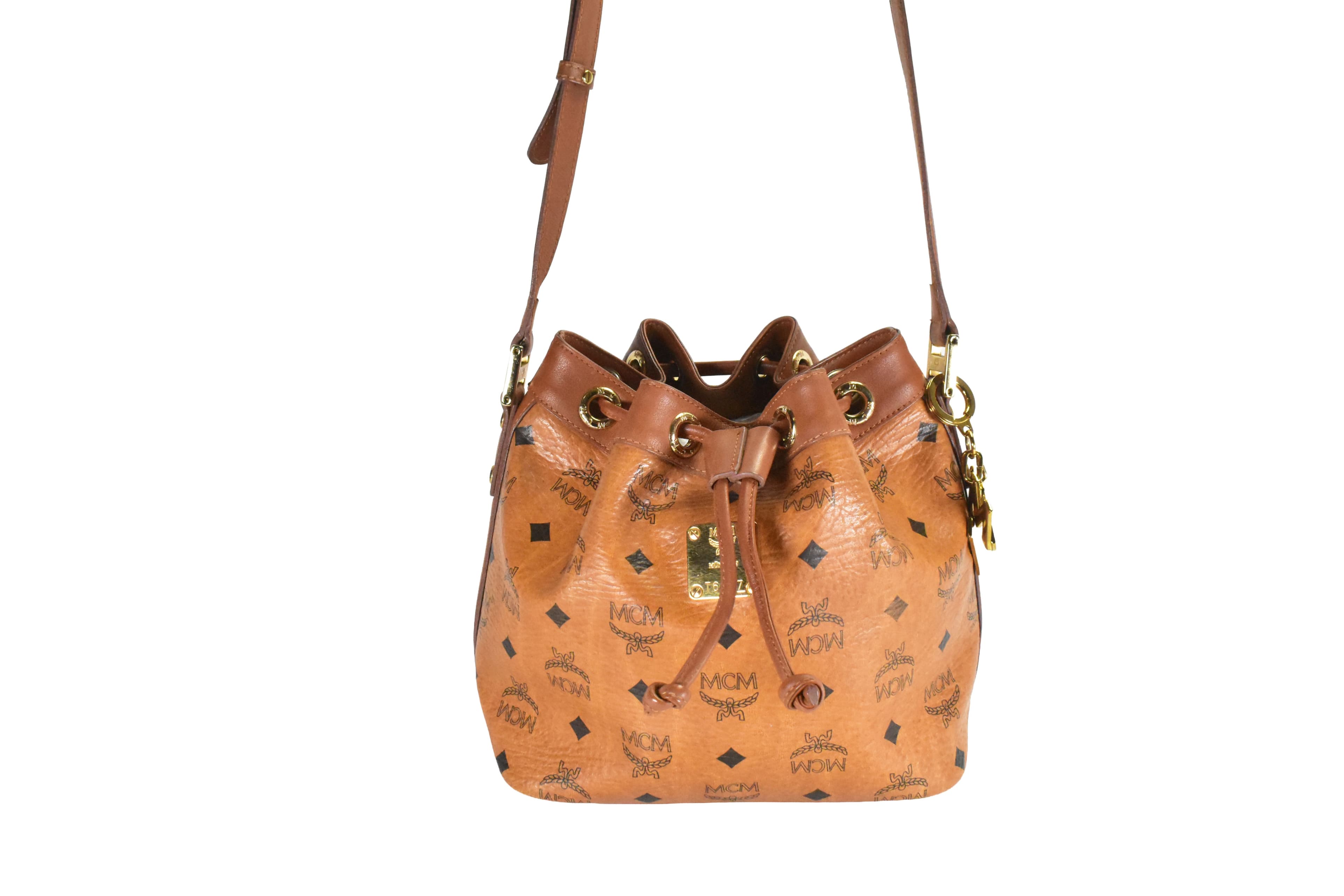 MCM BEUTELTASCHE vintmarket.de TASCHE HANDTASCHE COGNAC 4763