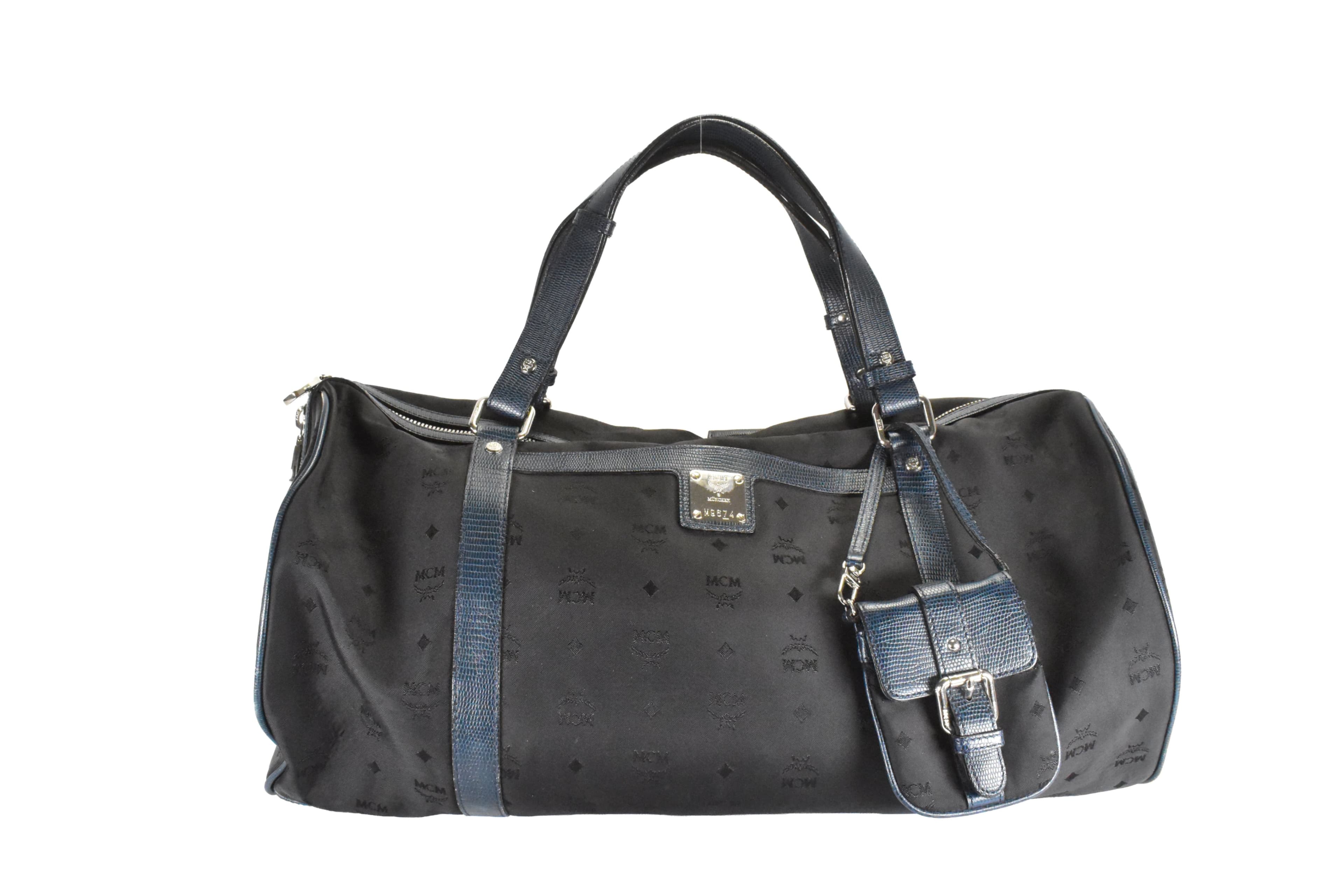 MCM TASCHE WEEKENDER REISETASCHE vintmarket.de SCHWARZ 4786