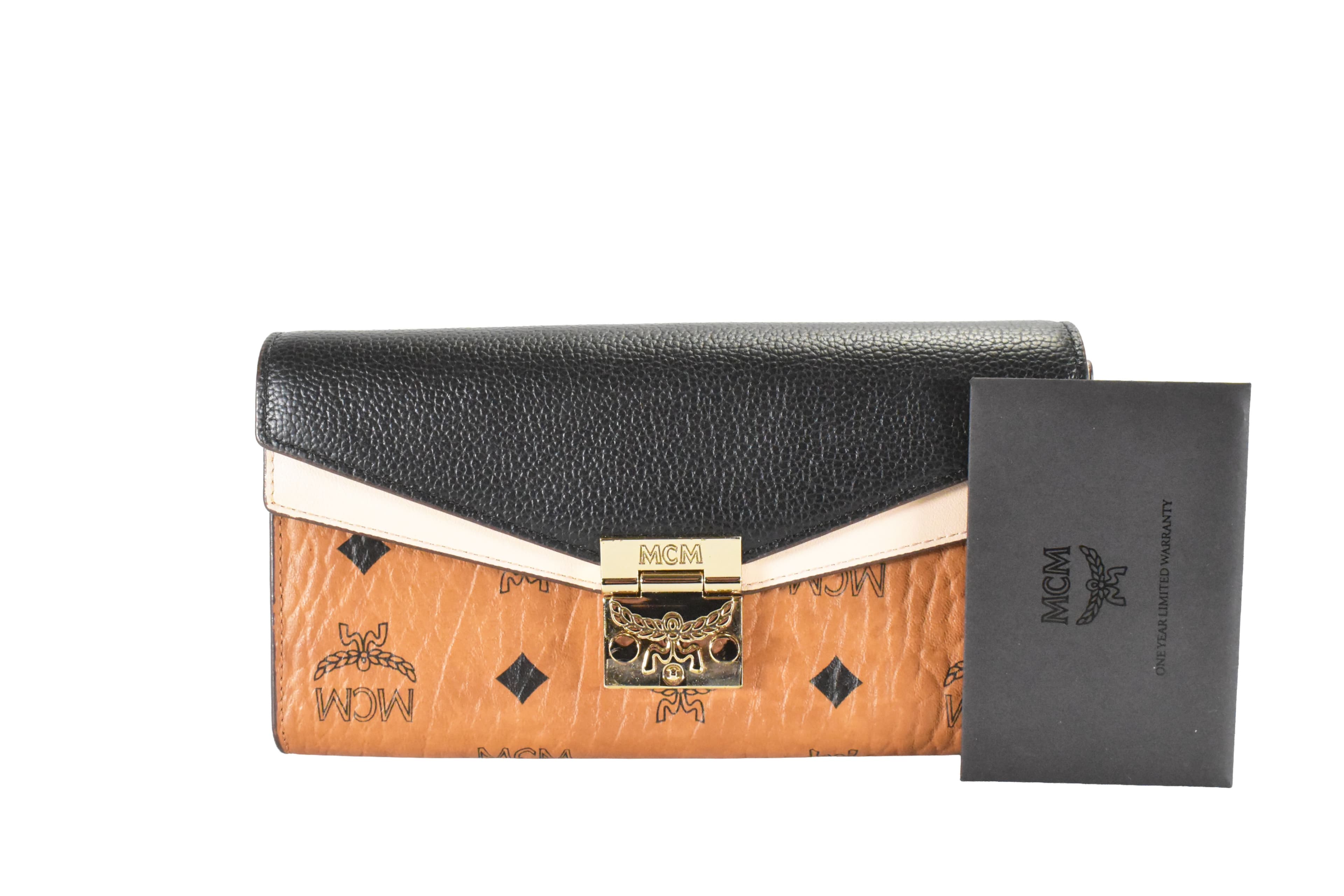 MCM PATRICIA SCHULTERTASCHE vintmarket.de GELDBÖRSE COGNAC 4811