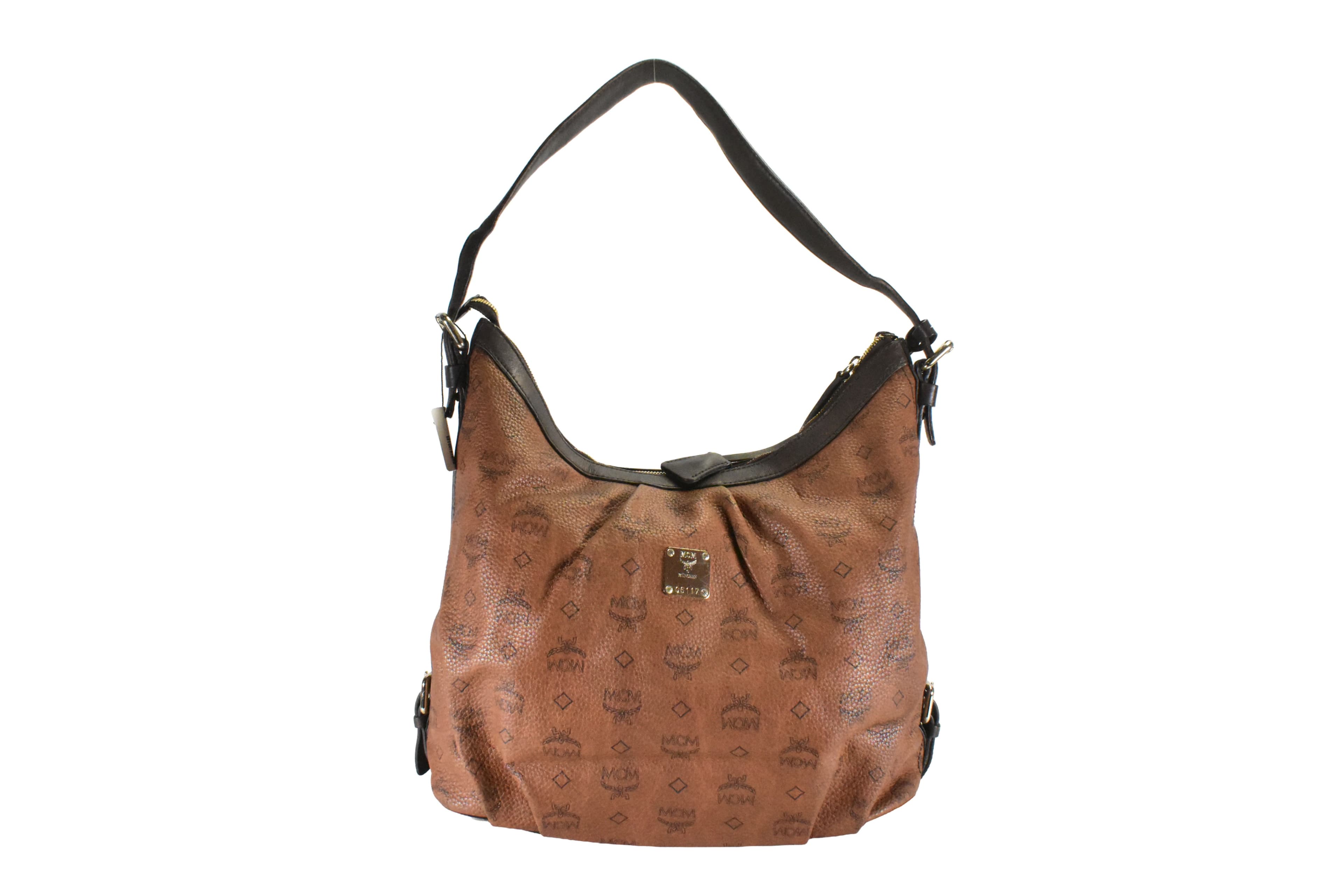 MCM TASCHE SCHULTERTASCHE HOBO GROß vintmarket.de BRAUN 1570