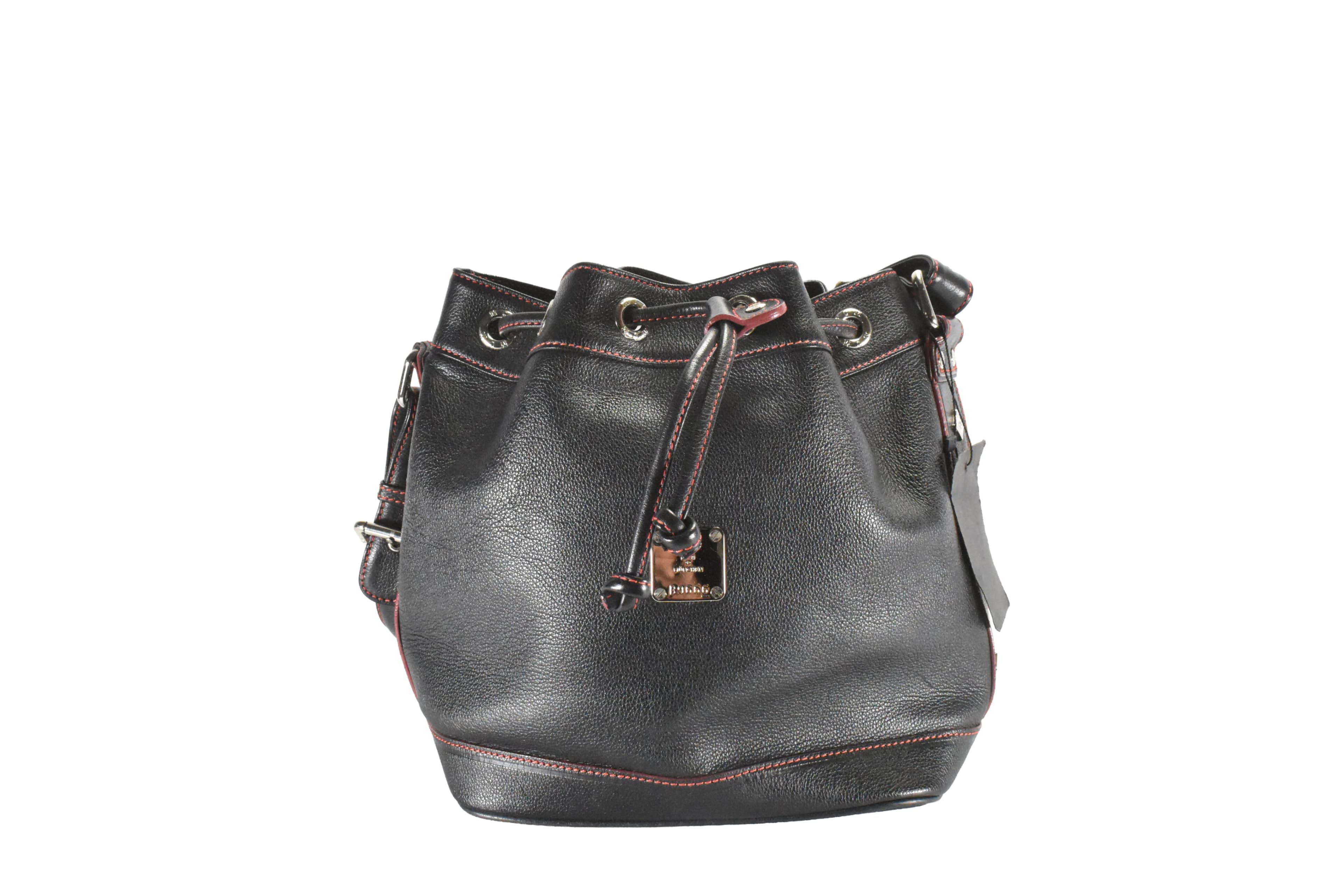 ✅MCM TASCHE BEUTELTASCHE vintmarket.de SCHWARZ LEDER 2109