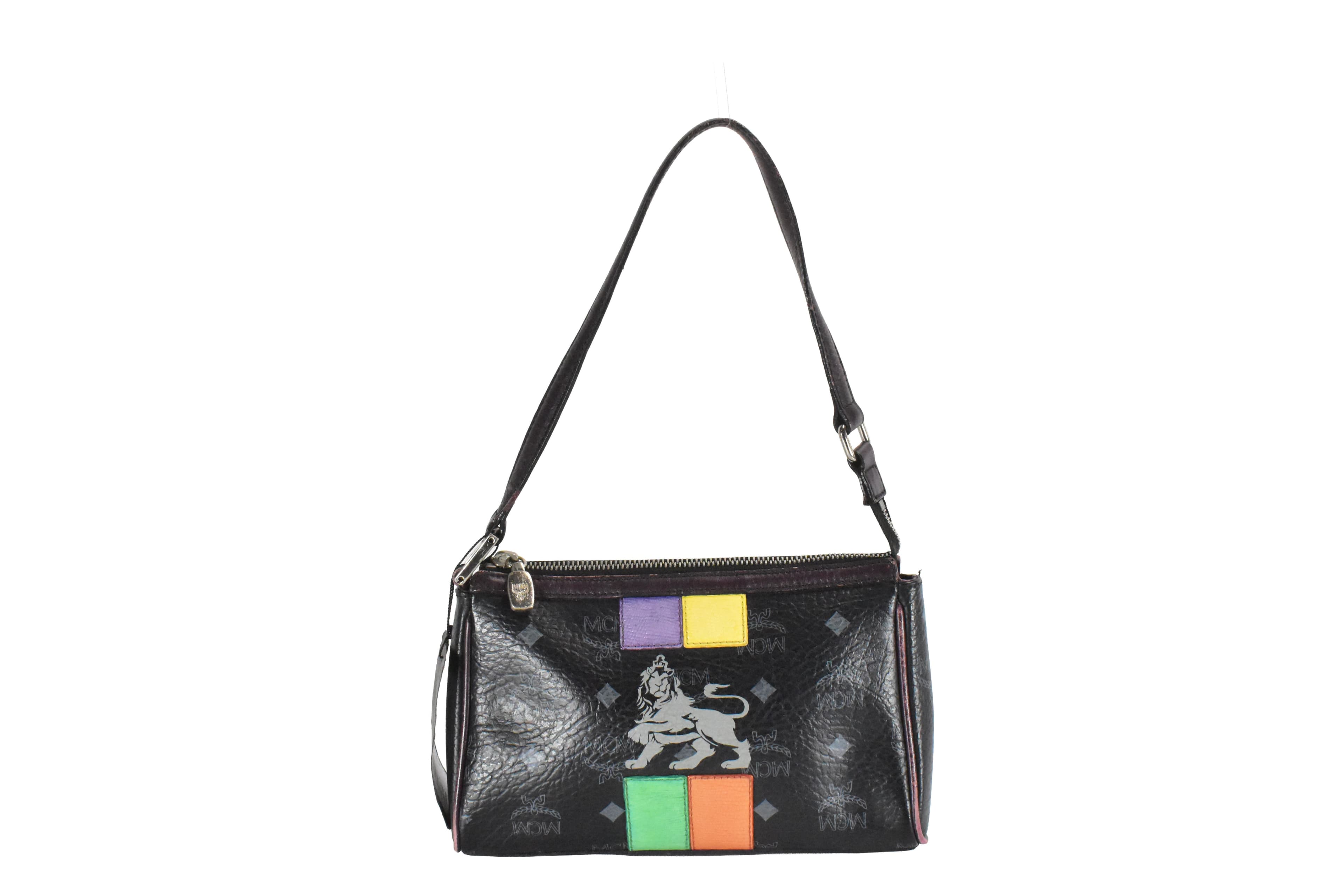 MCM TASCHE SCHULTERTASCHE vintmarket.de CROSSBODY SCHWARZ 2145