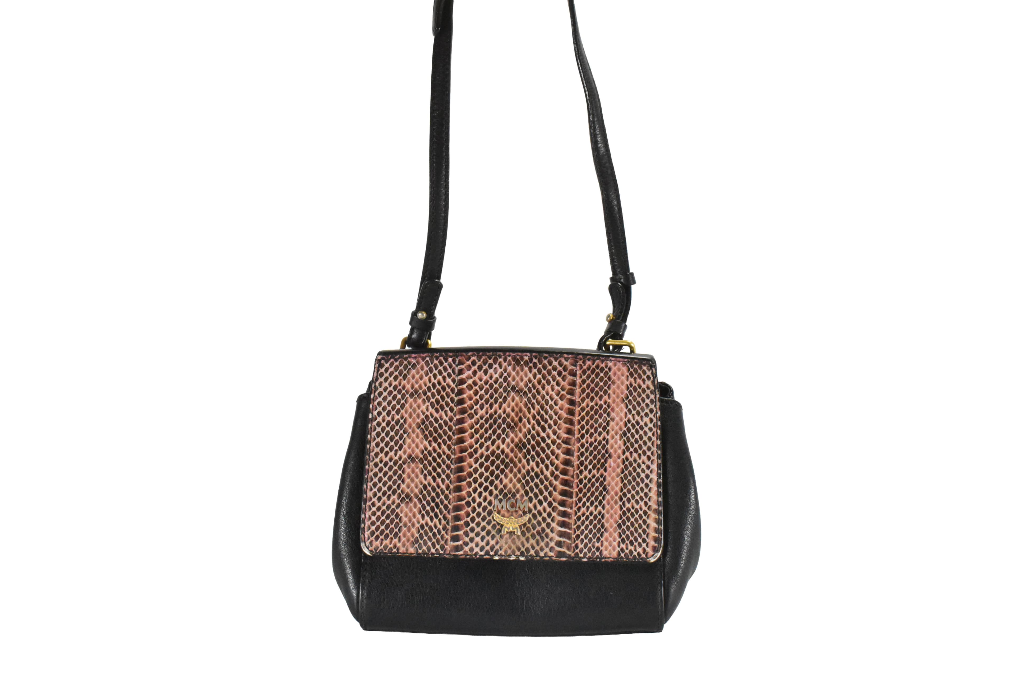 ✅MCM SCHULTERTASCHE vintmarket.de CROSSBODY SCHWARZ 2180