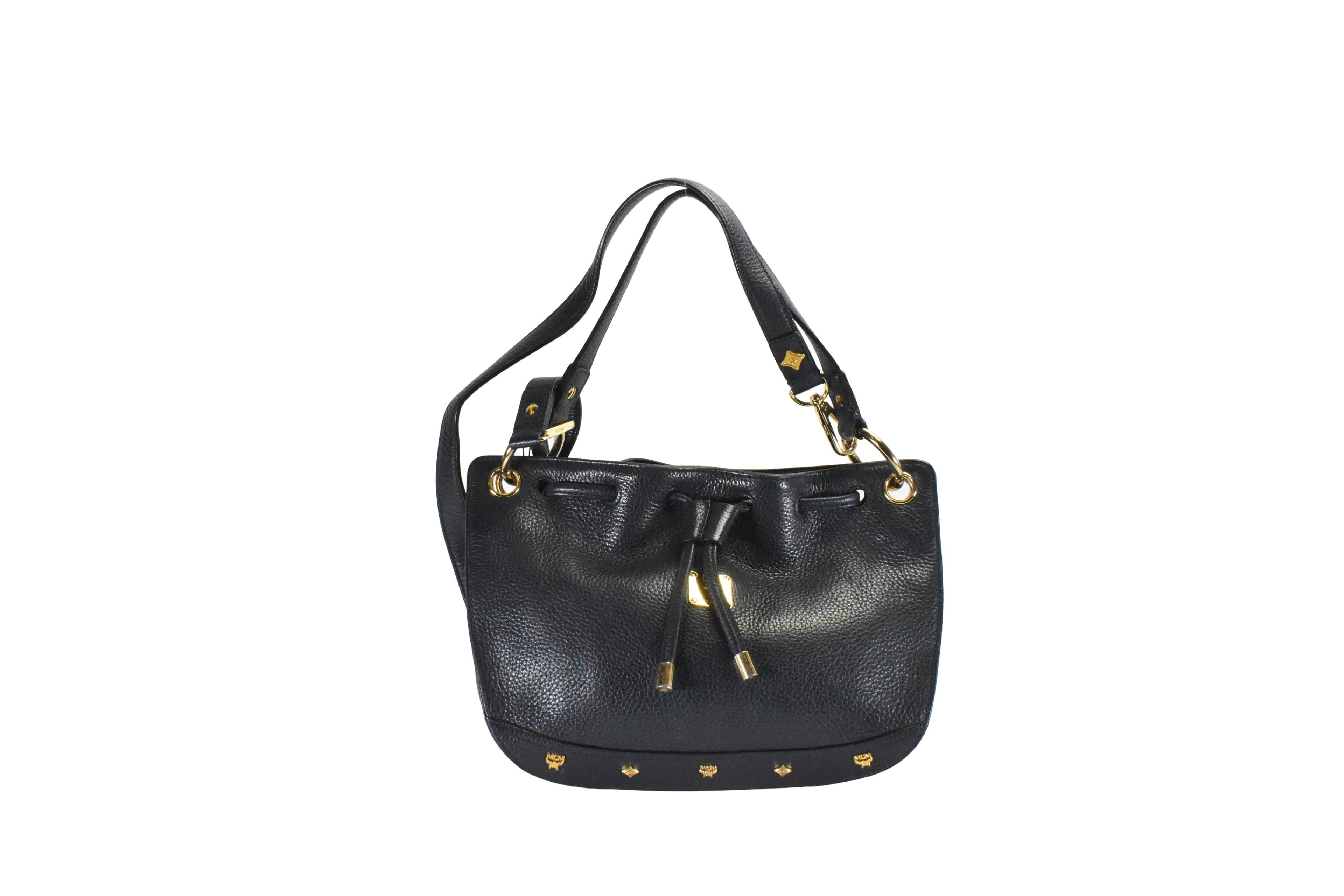 ✅MCM TASCHE SCHULTERTASCHE vintmarket.de BEUTELTASCHE BLAU 2799