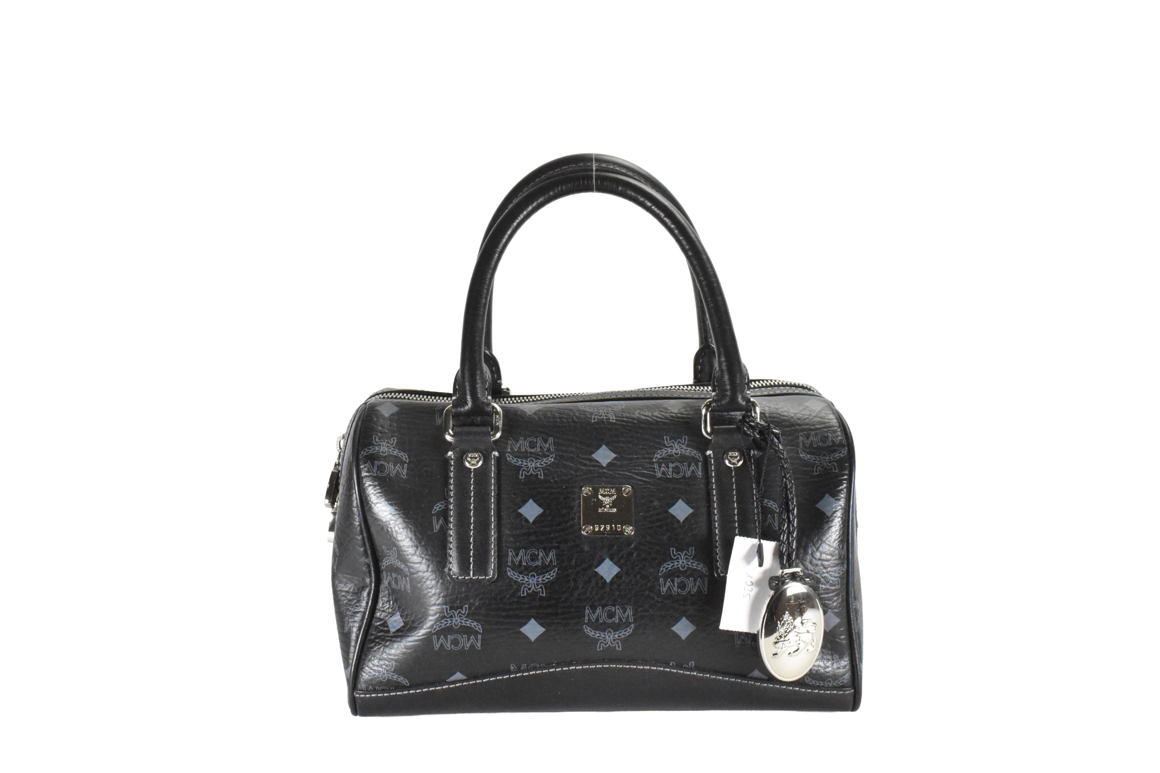 MCM TASCHE HANDTASCHE BOSTON vintmarket.de SCHWARZ 1935