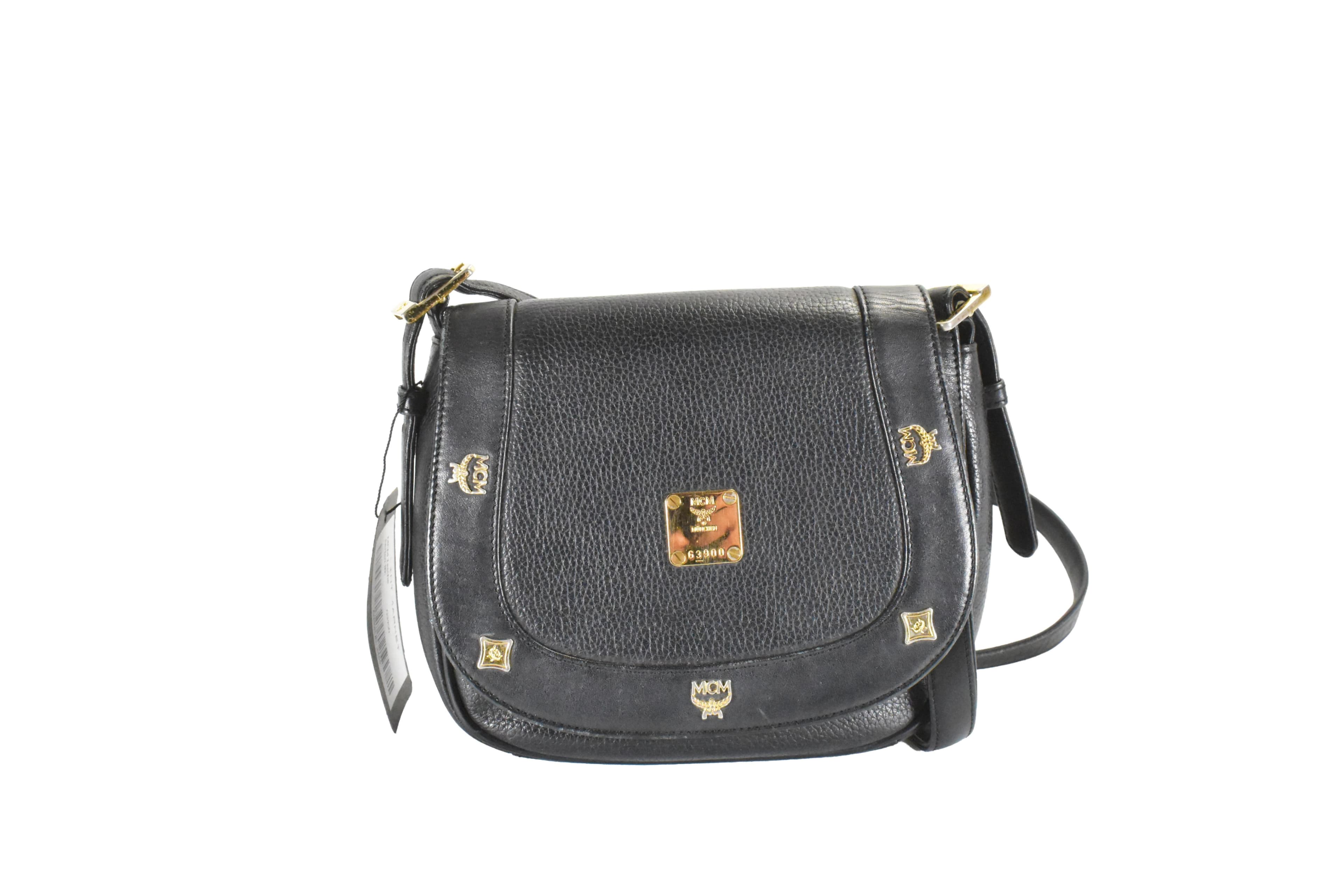 ✅MCM TASCHE vintmarket.de CROSSBODY UMHÄNGETASCHE SCHWARZ 2465