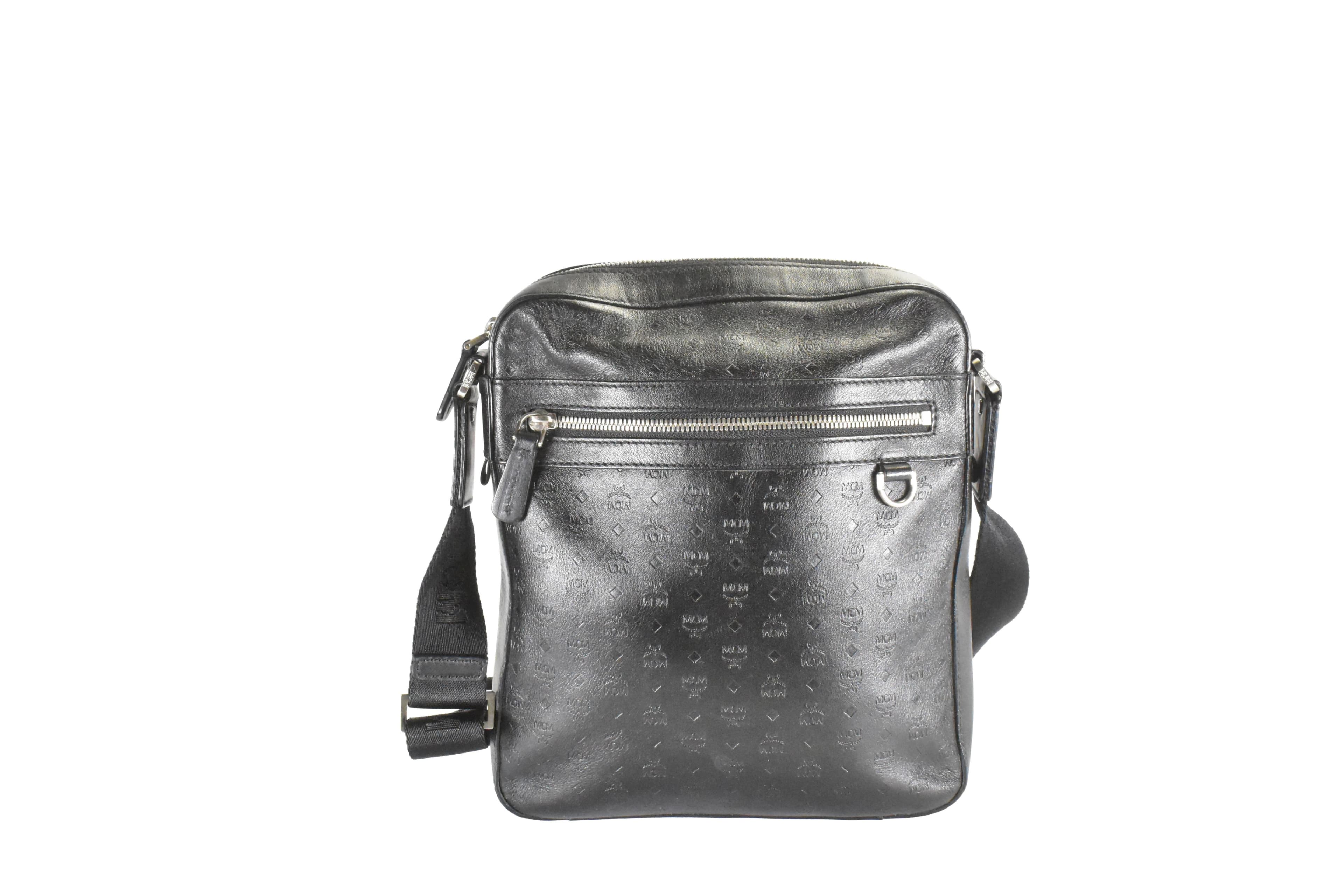 ✅MCM TASCHE vintmarket.de HANDTASCHE CROSSBODY SCHWARZ 2541