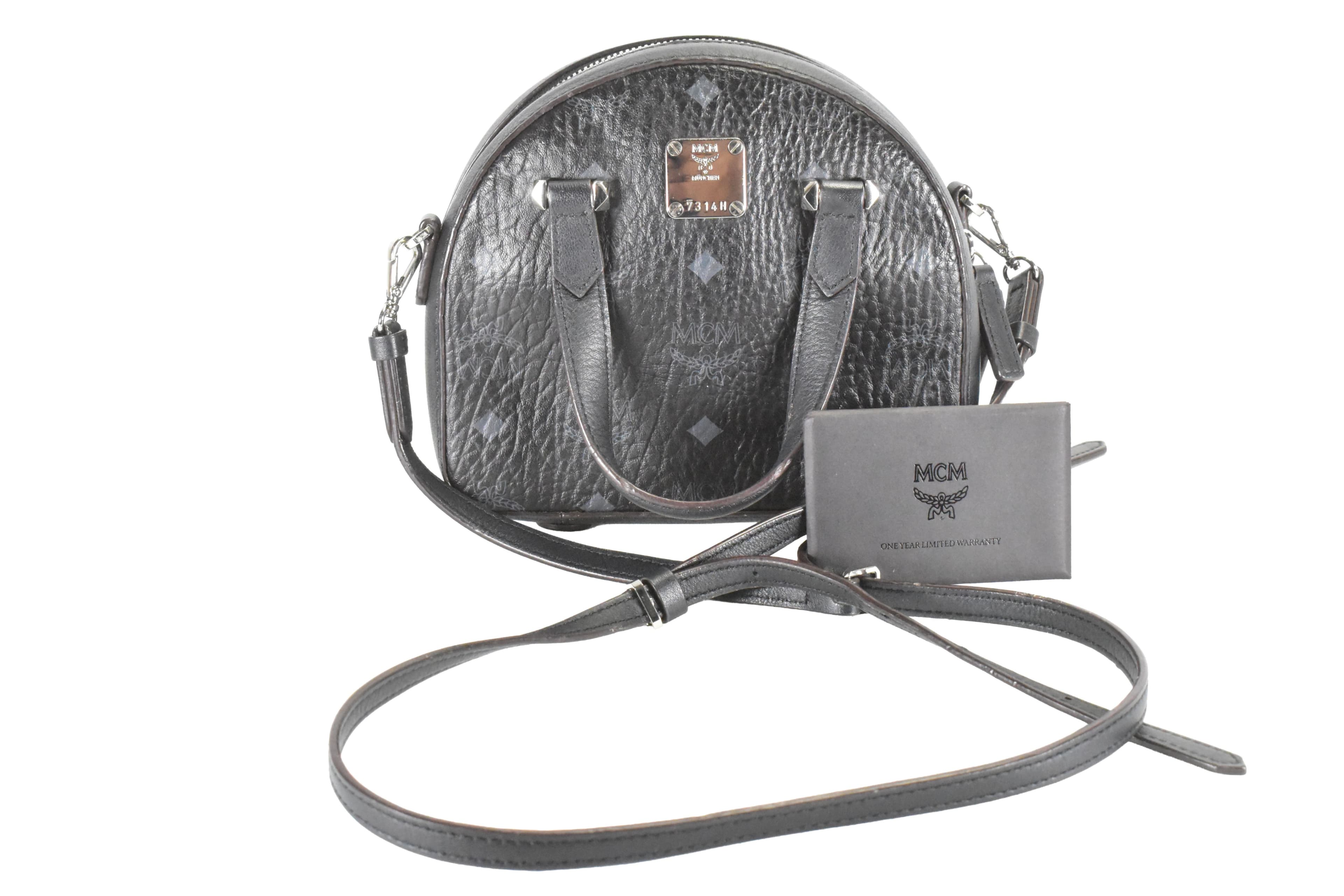 MCM SCHULTERTASCHE vintmarket.de UMHÄNGETASCHE SCHWARZ 4860