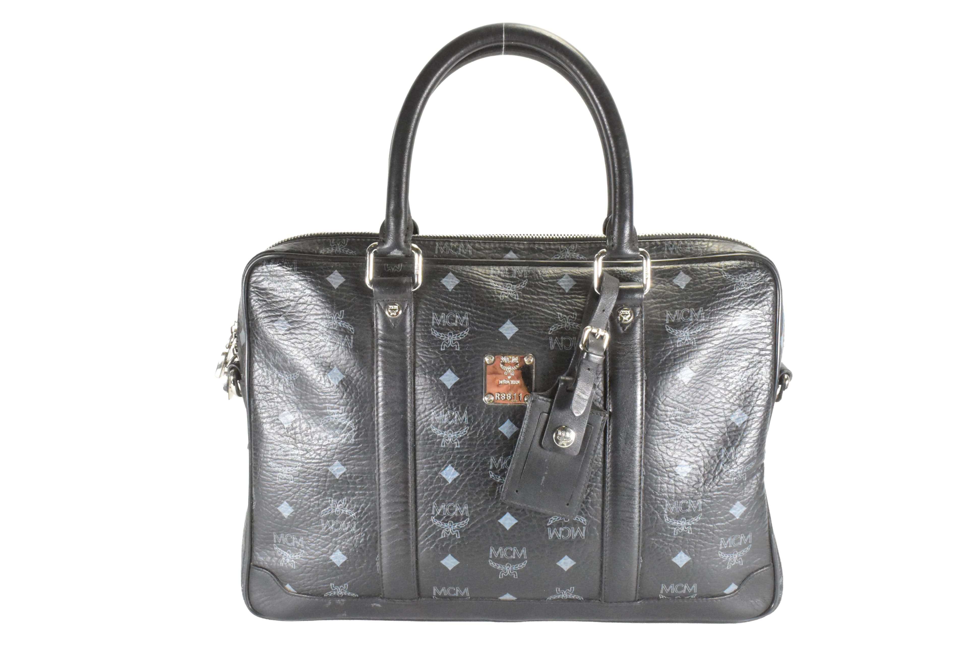 ✅MCM AKTENTASCHE vintmarket.de TASCHE SCHULTERTASCHE SCHWARZ 4869