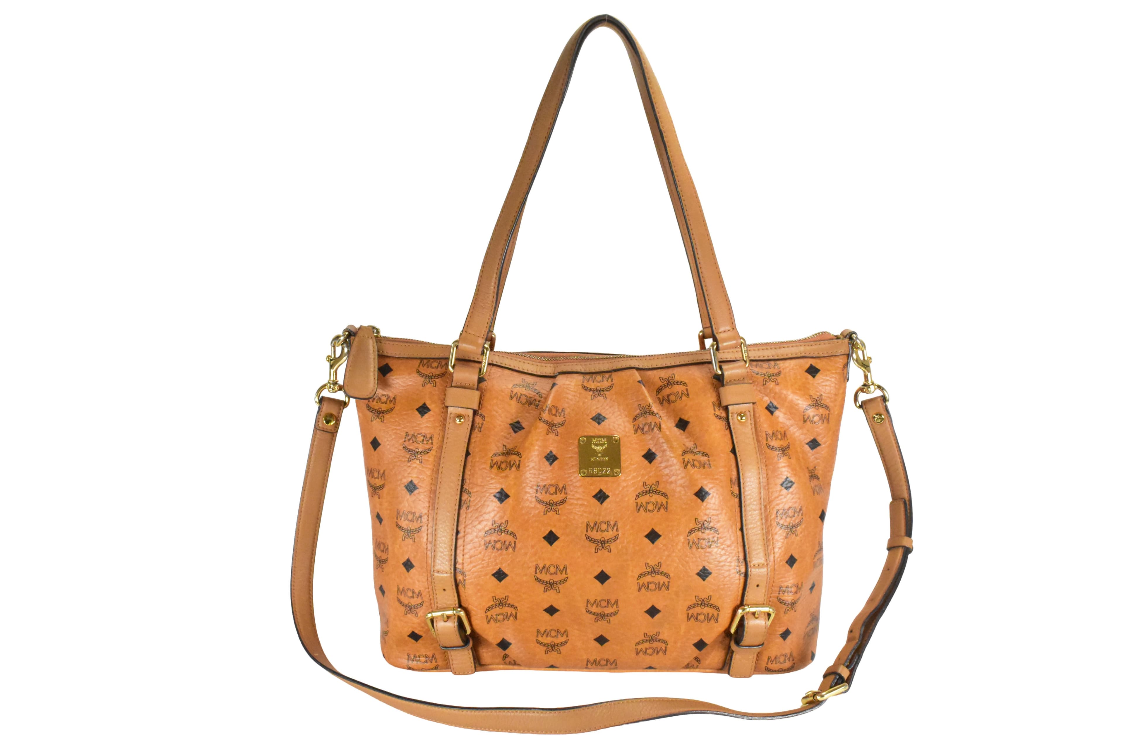 MCM SCHULTERTASCHE vintmarket.de MEDIUM CROSSBODY COGNAC 4883